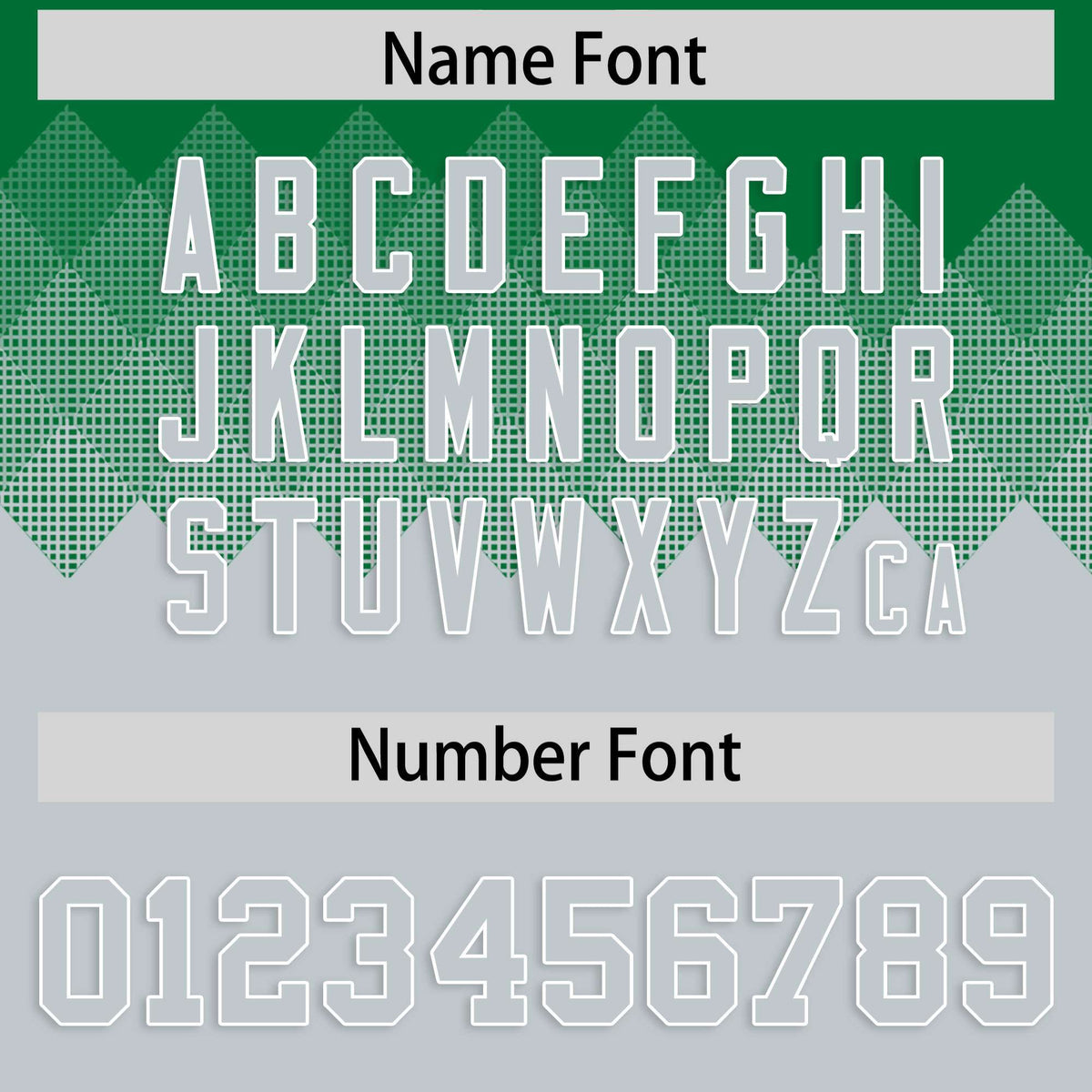 Custom Kelly Green Silver Grid Blur Pattern Authentic Baseball Jersey| KXKSHOP