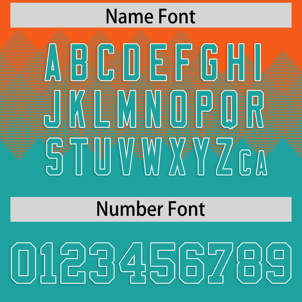 Custom Orange Aqua Grid Blur Pattern Authentic Baseball Jersey| KXKSHOP