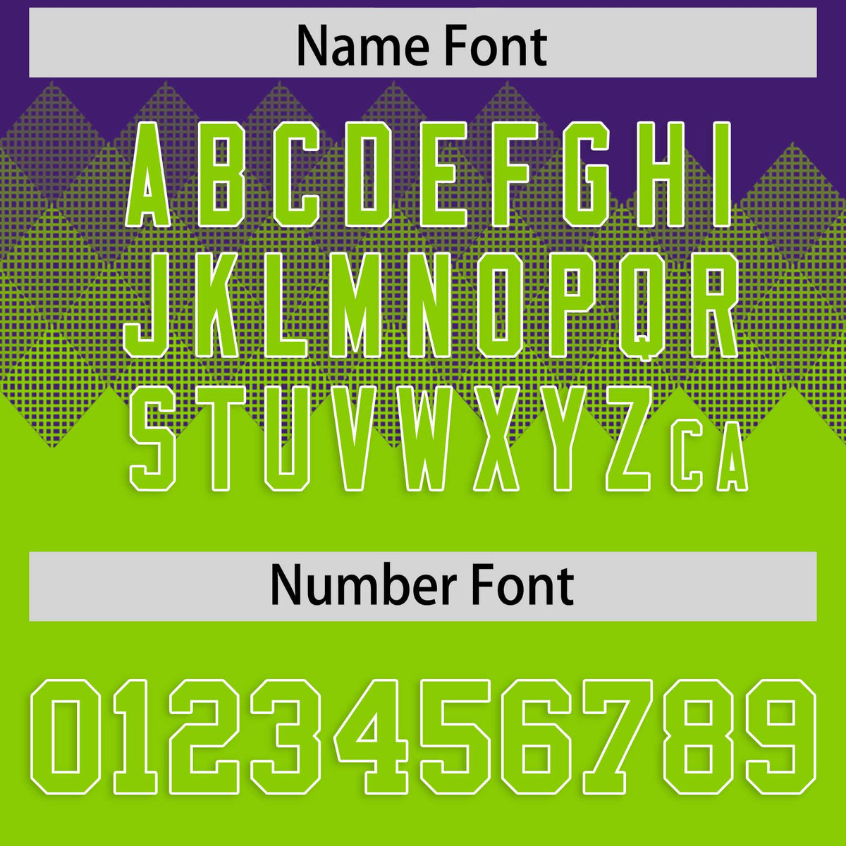 Custom Purple Neon Green Grid Blur Pattern Authentic Baseball Jersey| KXKSHOP