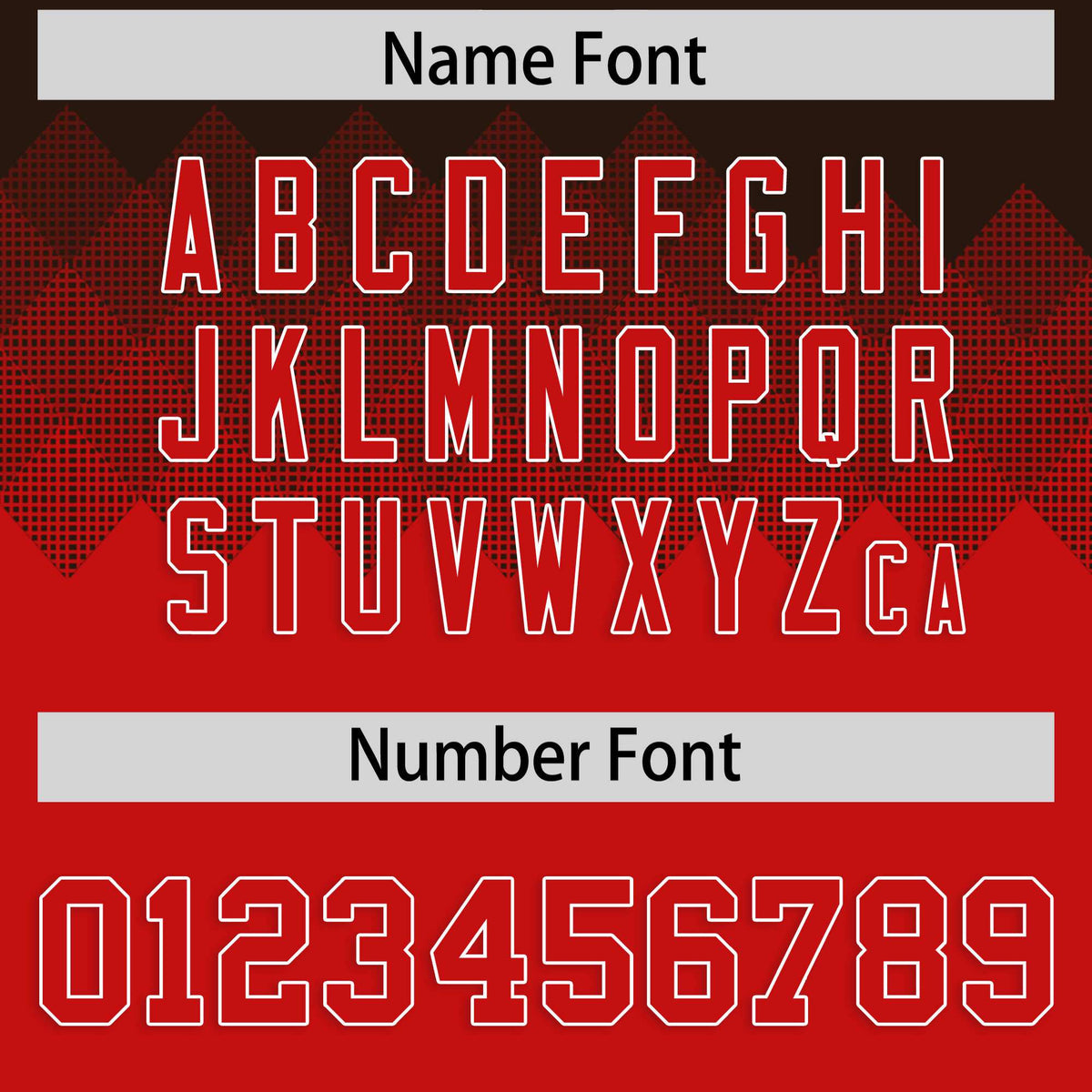 Custom Brown Red Grid Blur Pattern Authentic Baseball Jersey| KXKSHOP