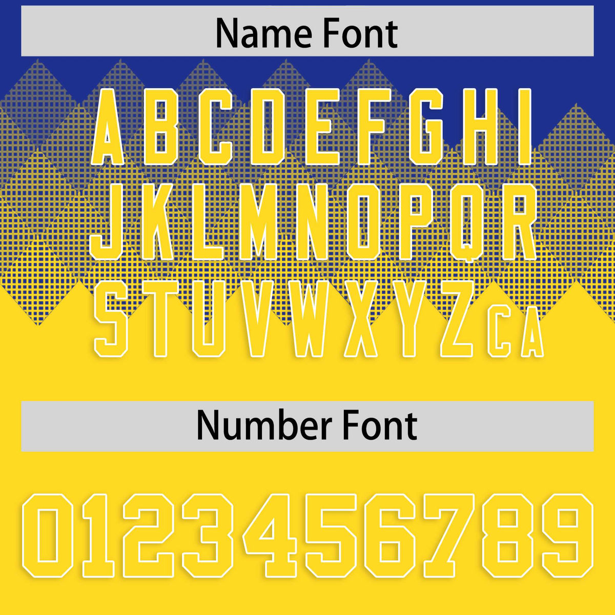 Custom Royal Gold Grid Blur Pattern Authentic Baseball Jersey| KXKSHOP