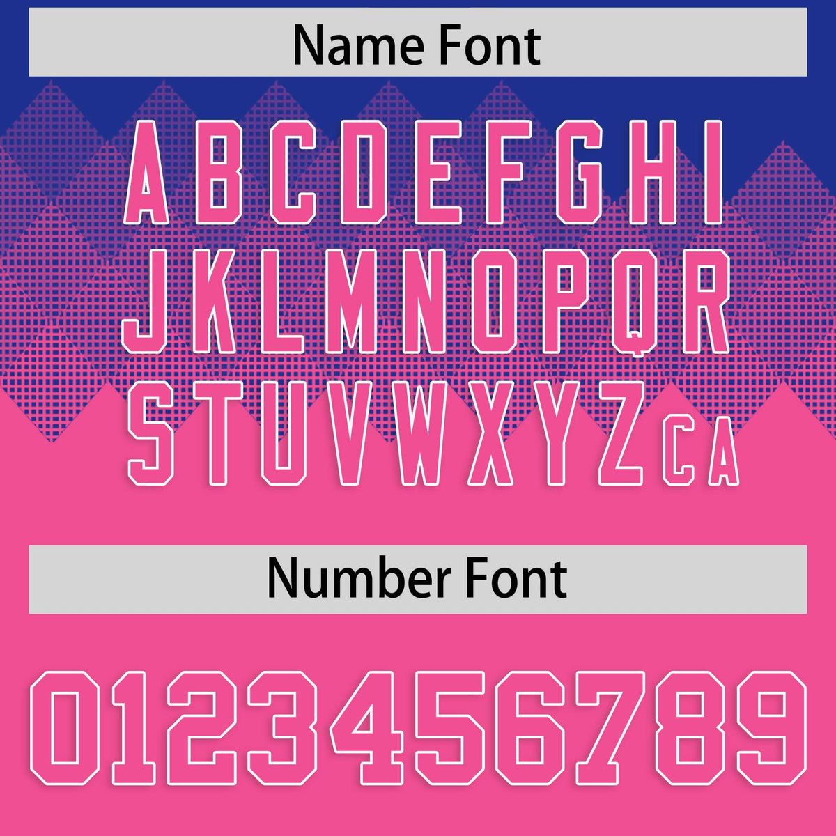 Custom Royal Pink Grid Blur Pattern Authentic Baseball Jersey| KXKSHOP