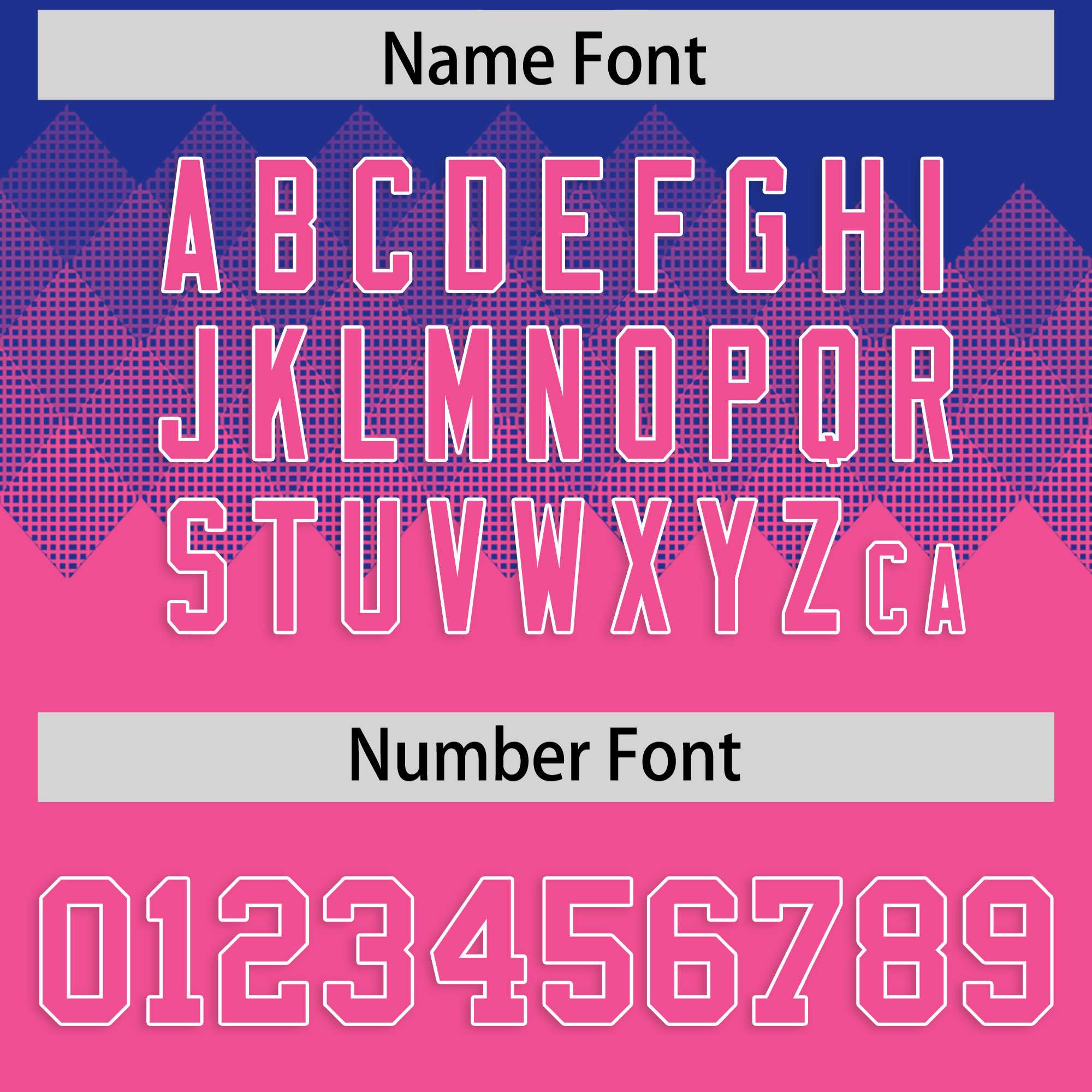 Custom Royal Pink Grid Blur Pattern Authentic Baseball Jersey| KXKSHOP