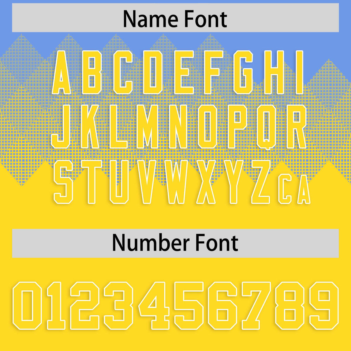 Custom Light Blue Gold Grid Blur Pattern Authentic Baseball Jersey| KXKSHOP