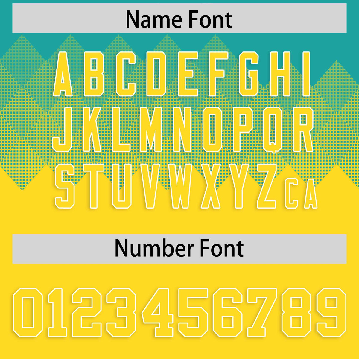 Custom Aqua Gold Grid Blur Pattern Authentic Baseball Jersey| KXKSHOP