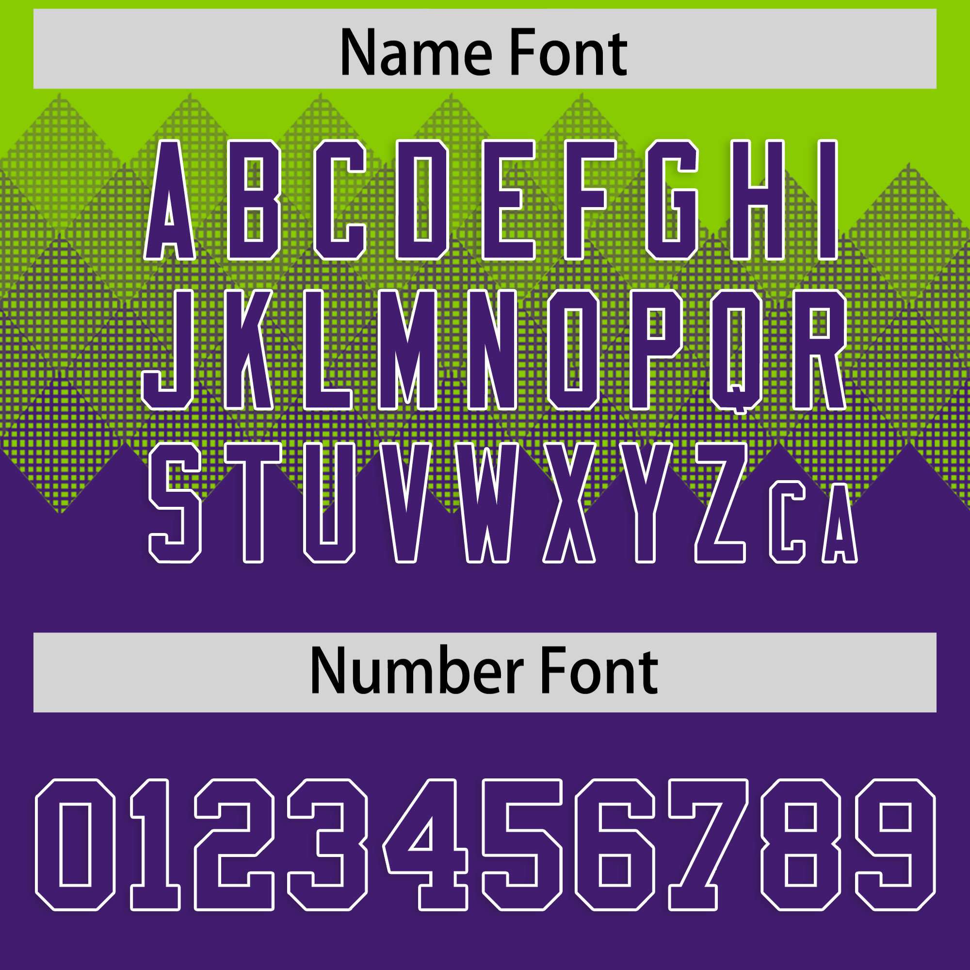 Custom Neon Green Purple Grid Blur Pattern Authentic Baseball Jersey| KXKSHOP