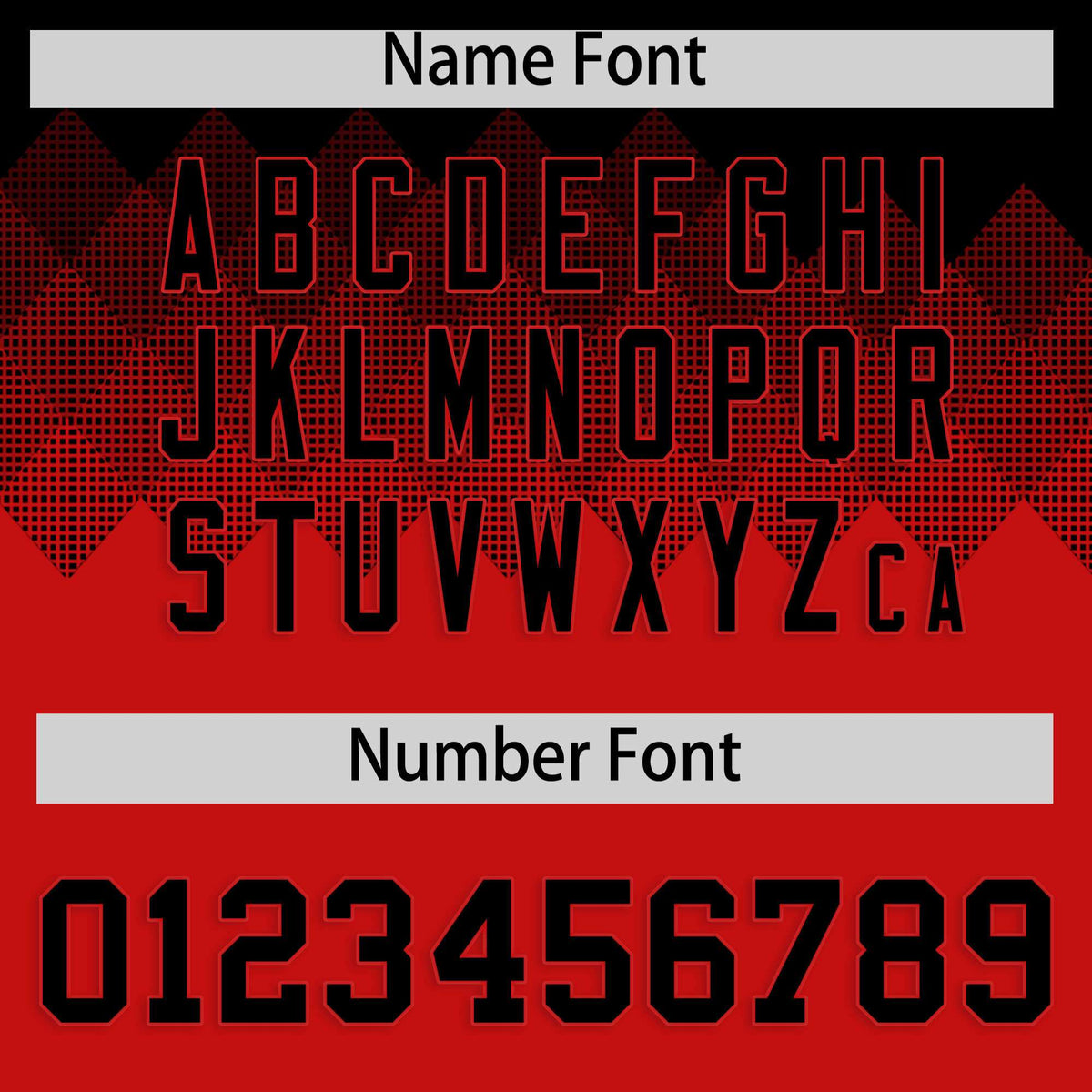 Custom Black Red Grid Blur Pattern Authentic Baseball Jersey| KXKSHOP