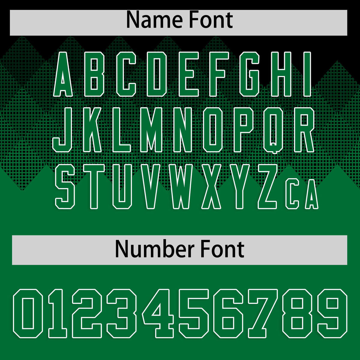 Custom Black Kelly Green Grid Blur Pattern Authentic Baseball Jersey| KXKSHOP