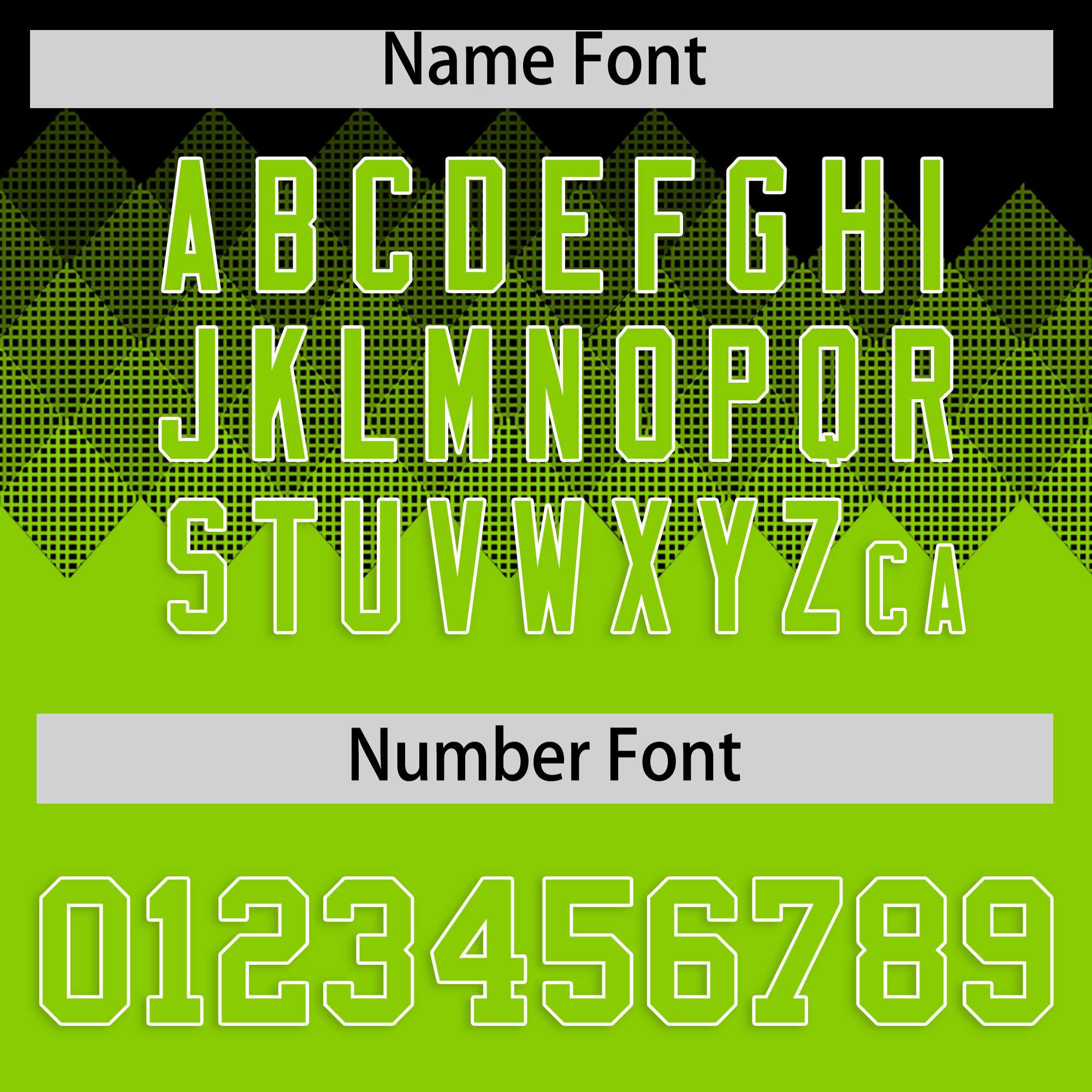 Custom Black Neon Green Grid Blur Pattern Authentic Baseball Jersey| KXKSHOP