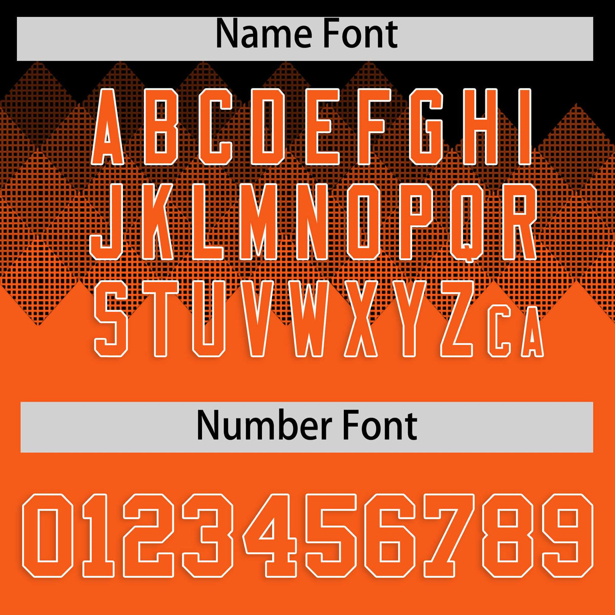 Custom Black Orange Grid Blur Pattern Authentic Baseball Jersey| KXKSHOP