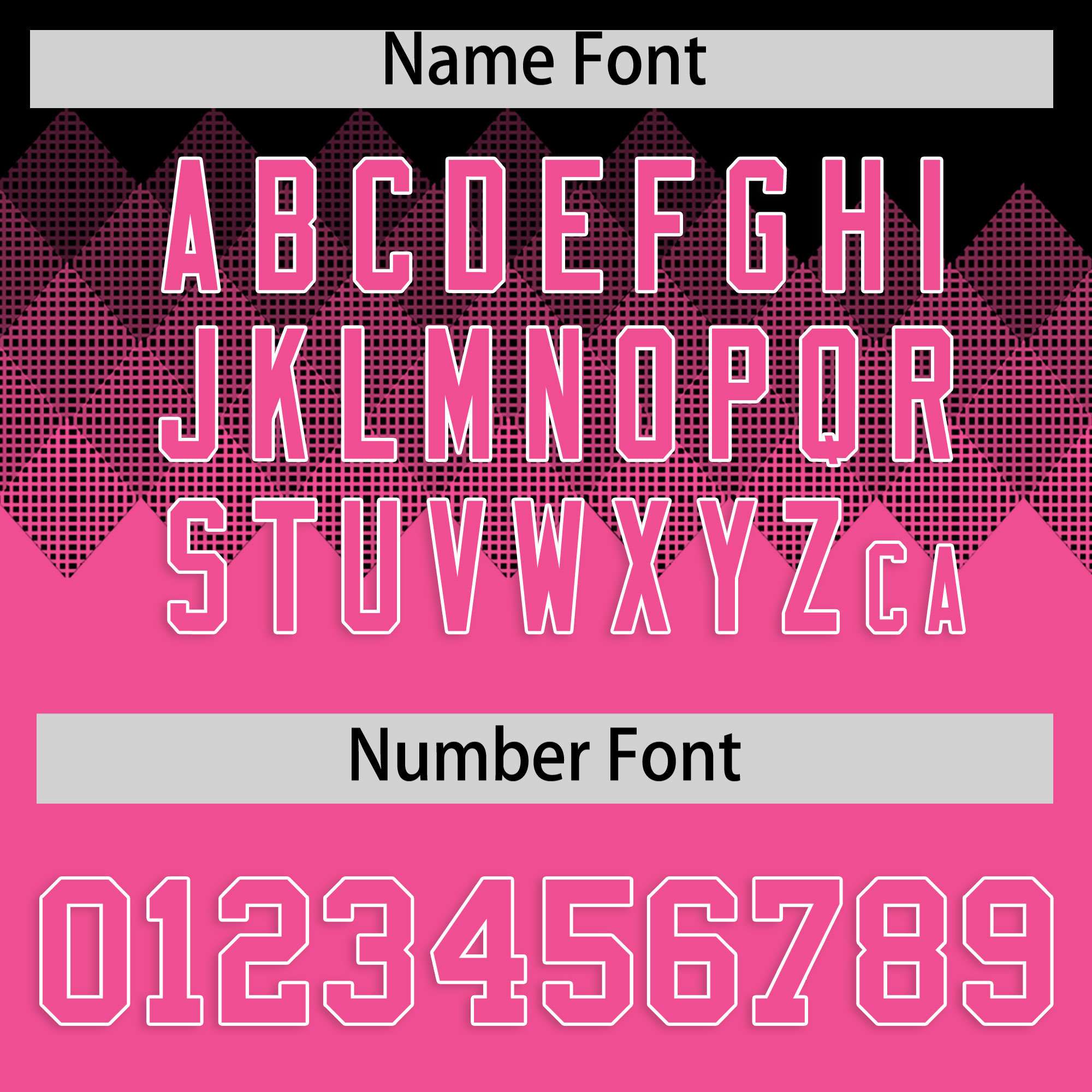 Custom Black Pink Grid Blur Pattern Authentic Baseball Jersey| KXKSHOP