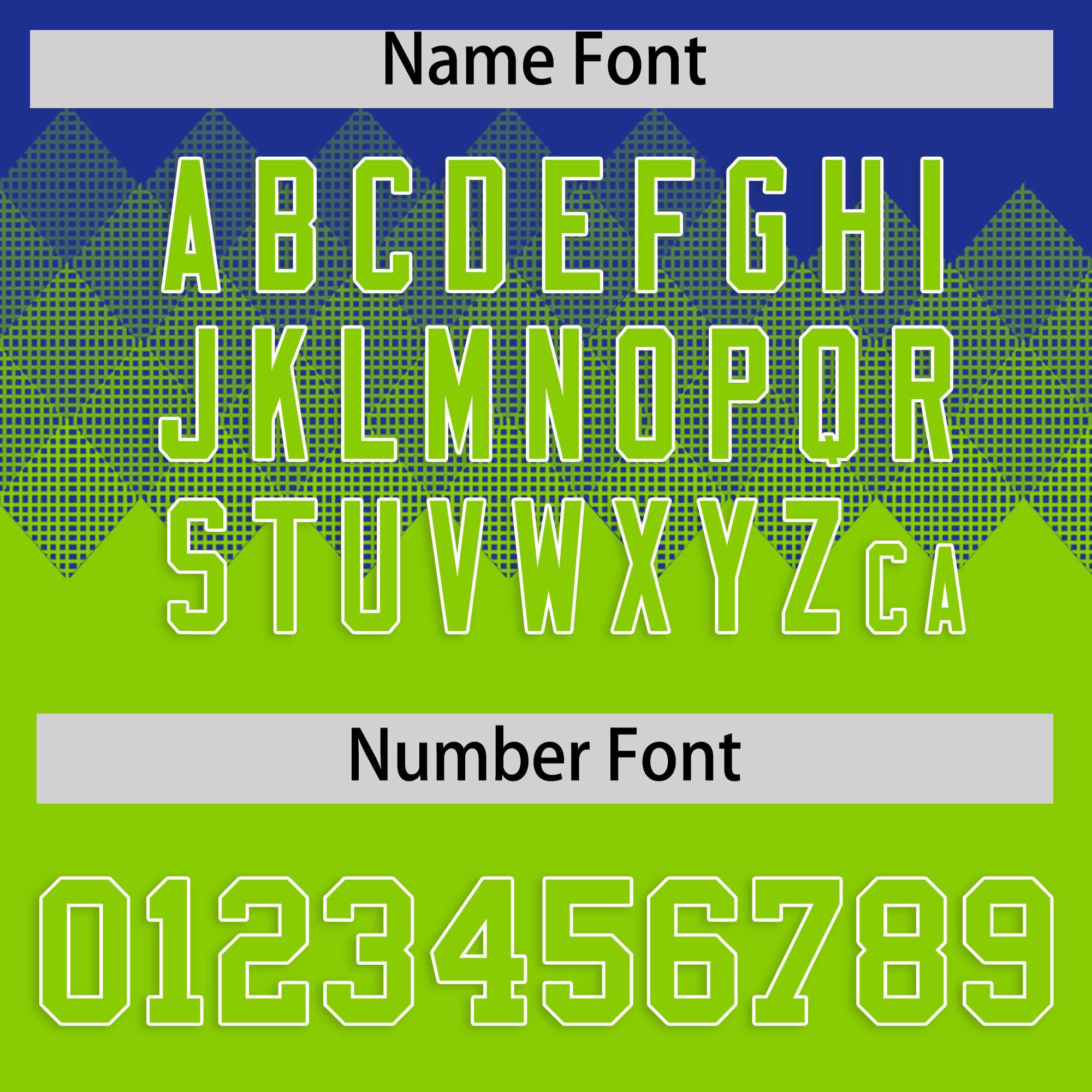 Custom Royal Neon Green Grid Blur Pattern Authentic Baseball Jersey| KXKSHOP