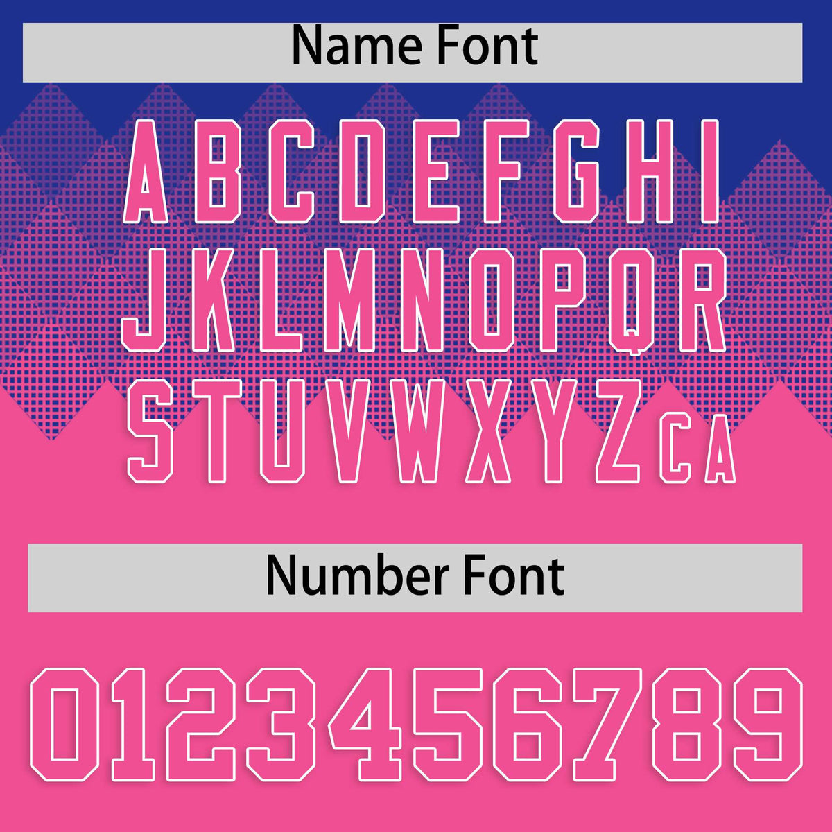 Custom Royal Pink Grid Blur Pattern Authentic Baseball Jersey| KXKSHOP