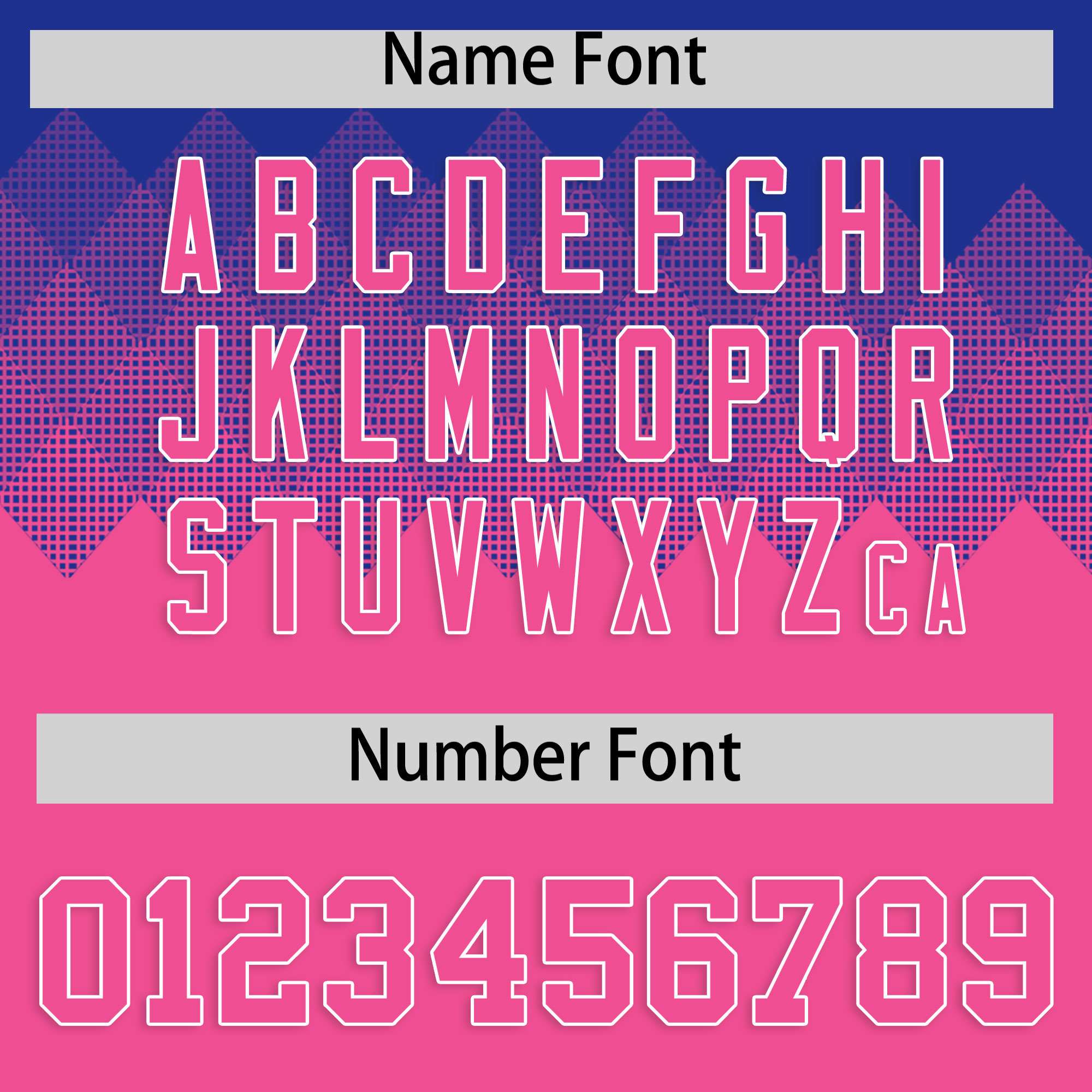 Custom Royal Pink Grid Blur Pattern Authentic Baseball Jersey| KXKSHOP