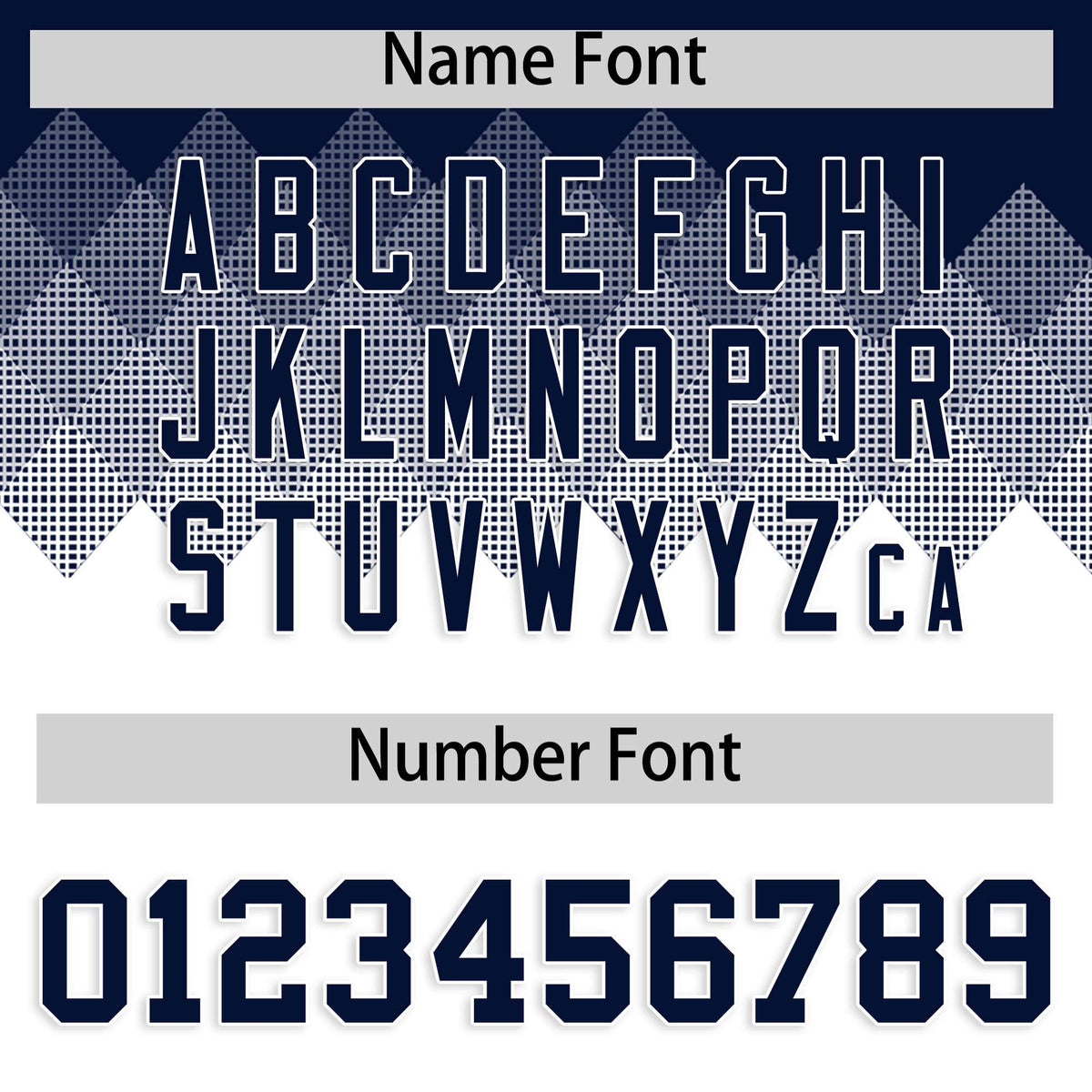 Custom Navy White Grid Blur Pattern Authentic Baseball Jersey| KXKSHOP