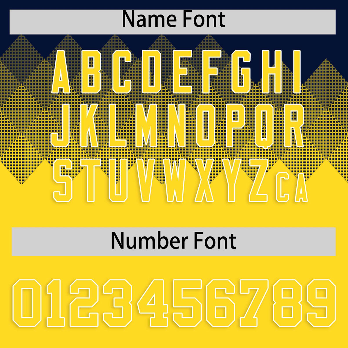 Custom Navy Gold Grid Blur Pattern Authentic Baseball Jersey| KXKSHOP