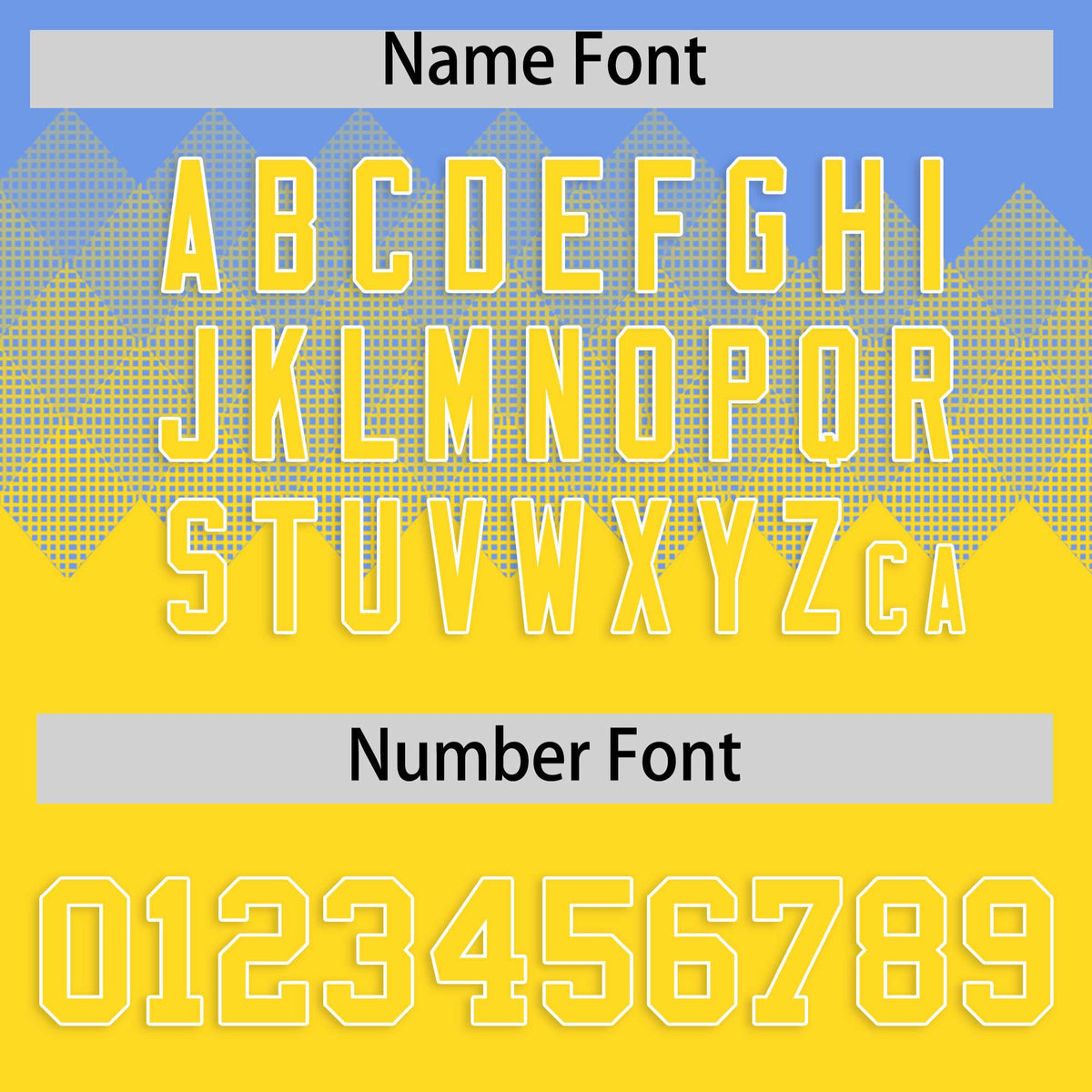 Custom Light Blue Gold Grid Blur Pattern Authentic Baseball Jersey| KXKSHOP