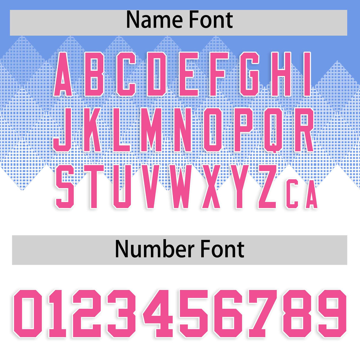 Custom Light Blue White Grid Blur Pattern Authentic Baseball Jersey| KXKSHOP