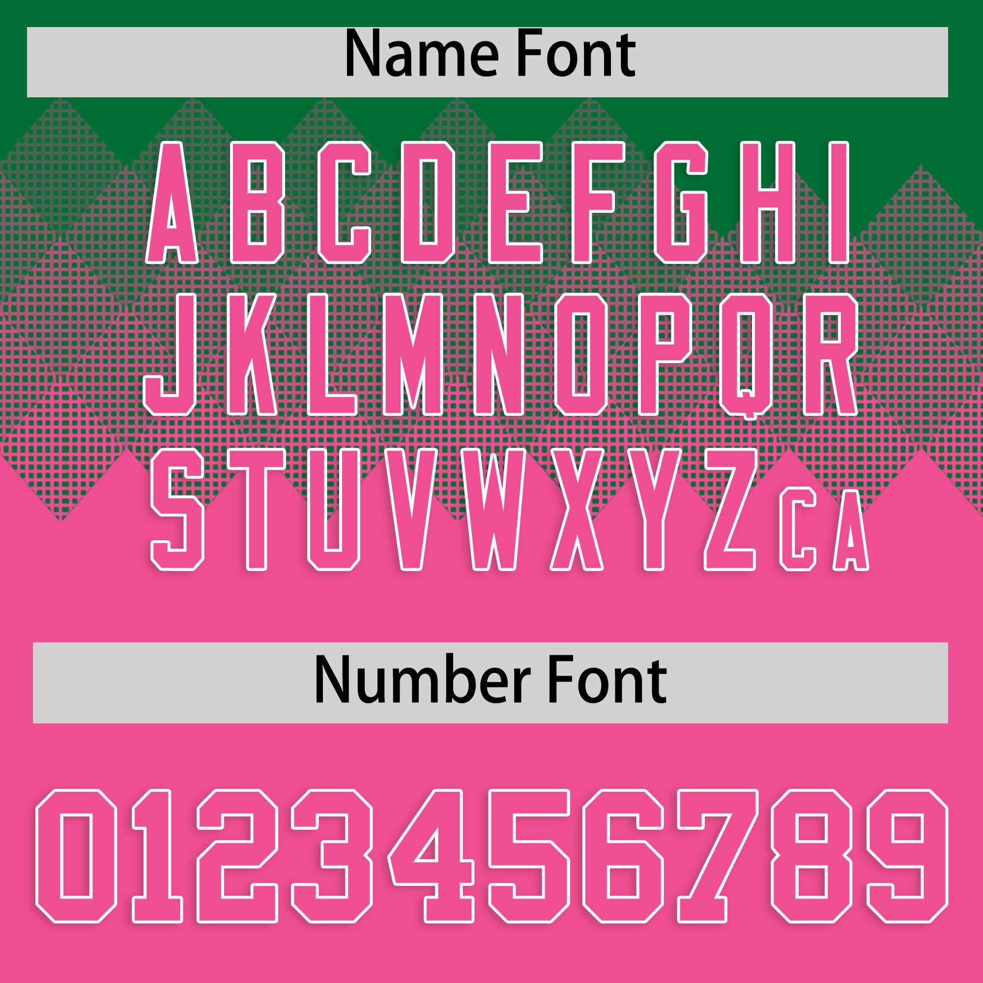 Custom Kelly Green Pink Grid Blur Pattern Authentic Baseball Jersey| KXKSHOP