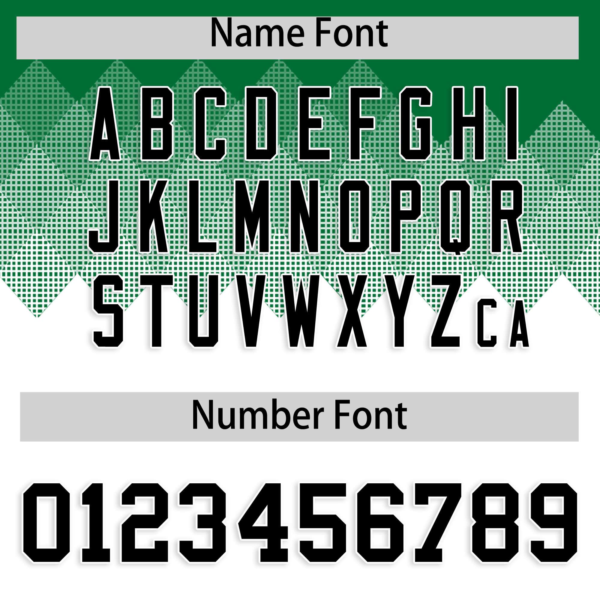 Custom Kelly Green White Grid Blur Pattern Authentic Baseball Jersey| KXKSHOP