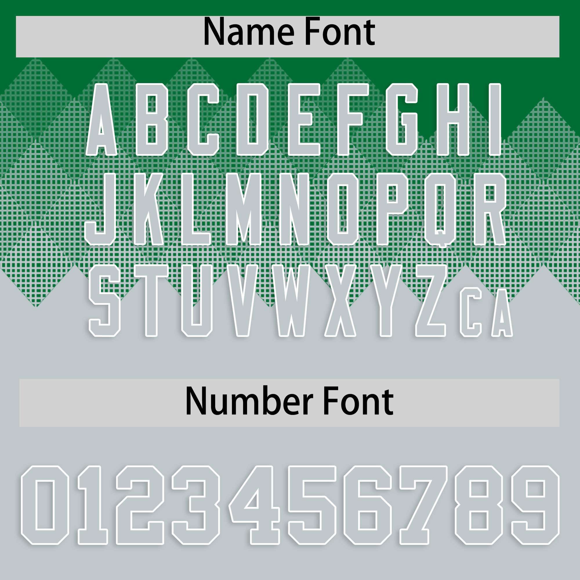 Custom Kelly Green Silver Grid Blur Pattern Authentic Baseball Jersey| KXKSHOP