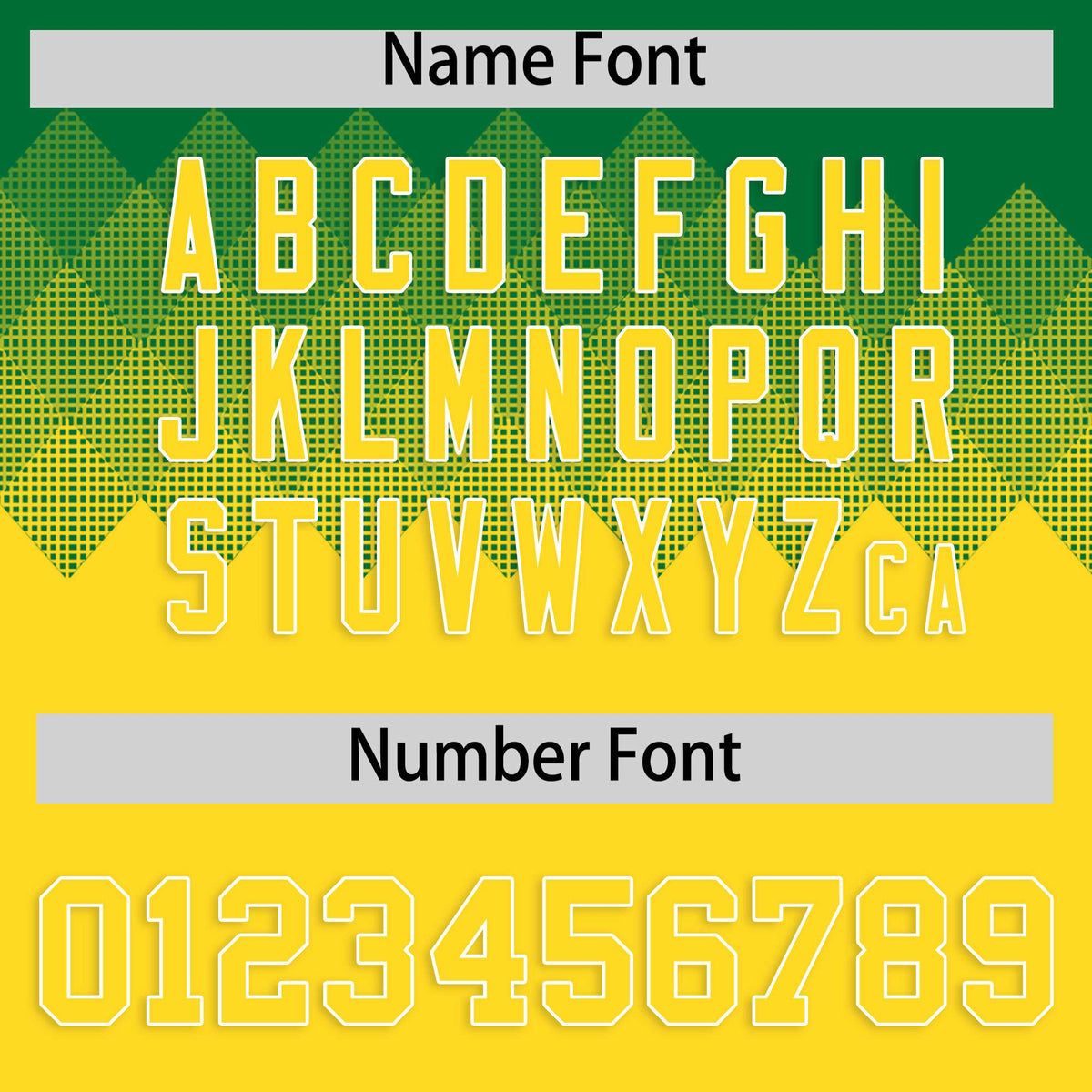 Custom Kelly Green Gold Grid Blur Pattern Authentic Baseball Jersey| KXKSHOP