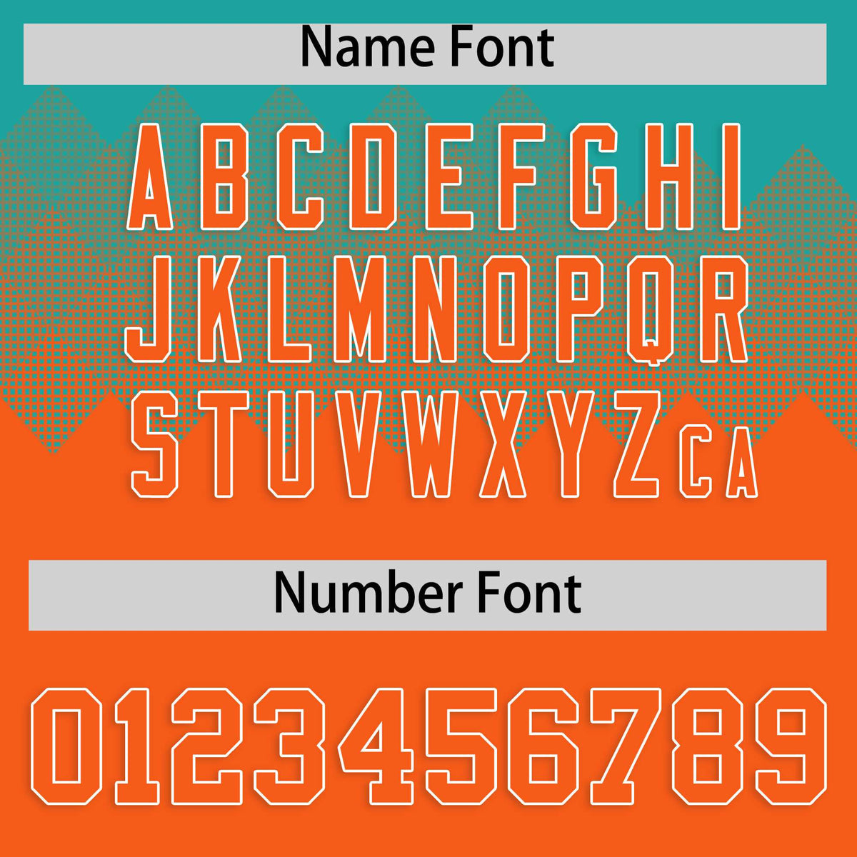 Custom Aqua Orange Grid Blur Pattern Authentic Baseball Jersey| KXKSHOP