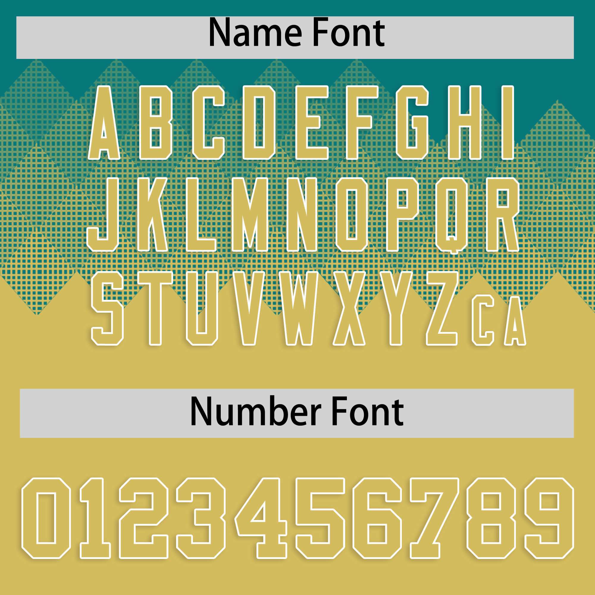 Custom Aqua Old Gold Grid Blur Pattern Authentic Baseball Jersey| KXKSHOP