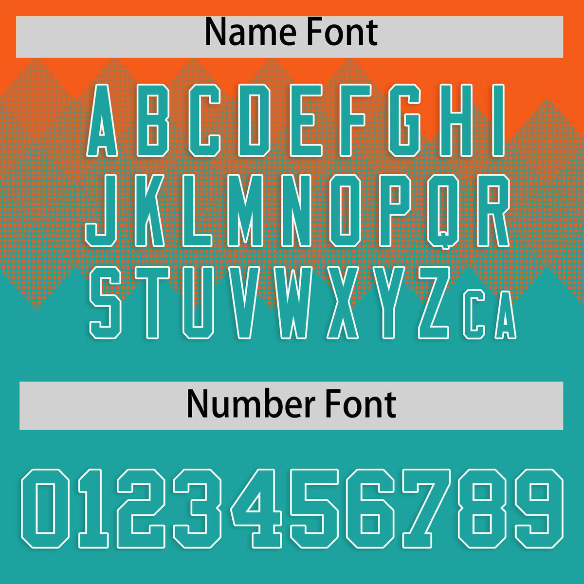 Custom Orange Aqua Grid Blur Pattern Authentic Baseball Jersey| KXKSHOP