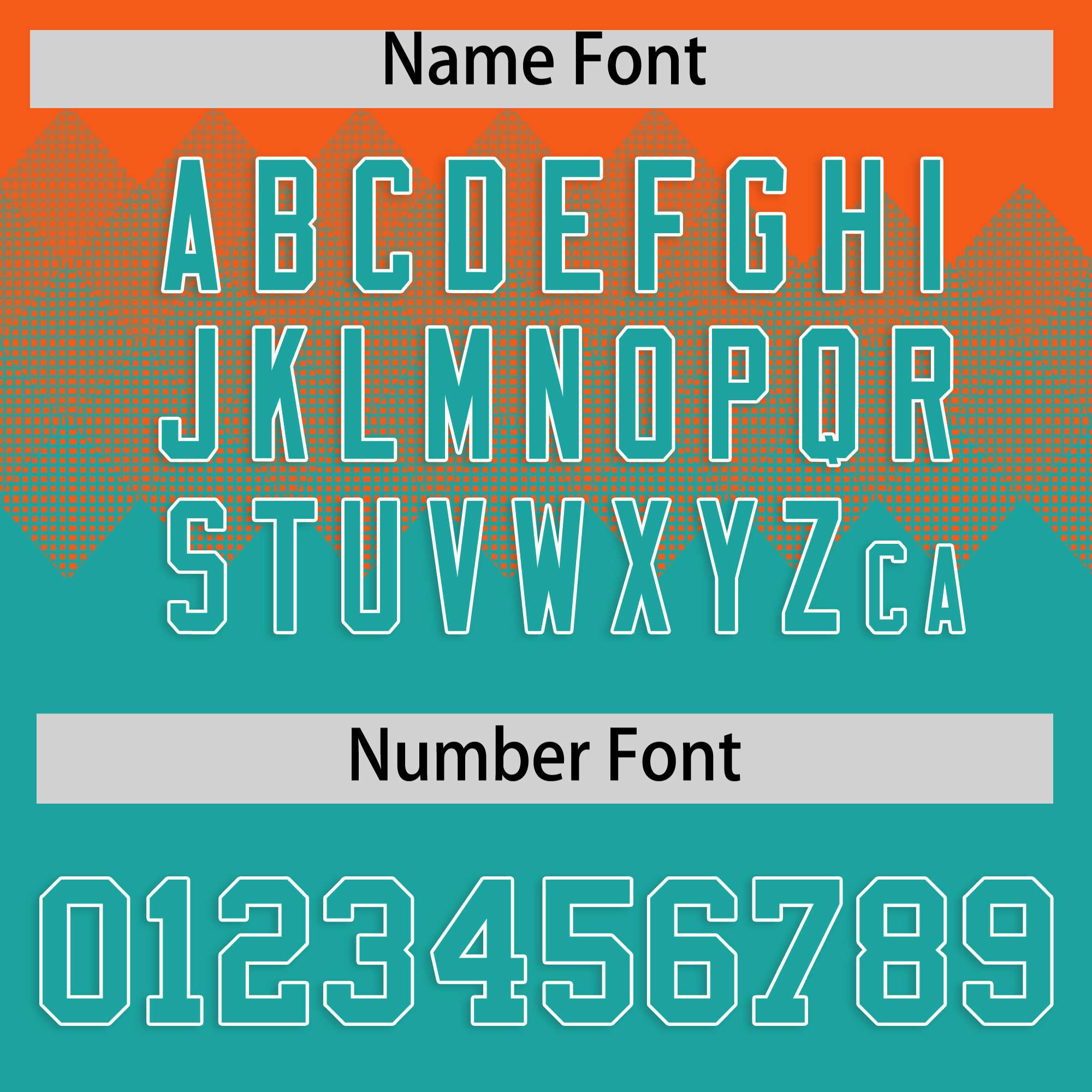 Custom Orange Aqua Grid Blur Pattern Authentic Baseball Jersey| KXKSHOP