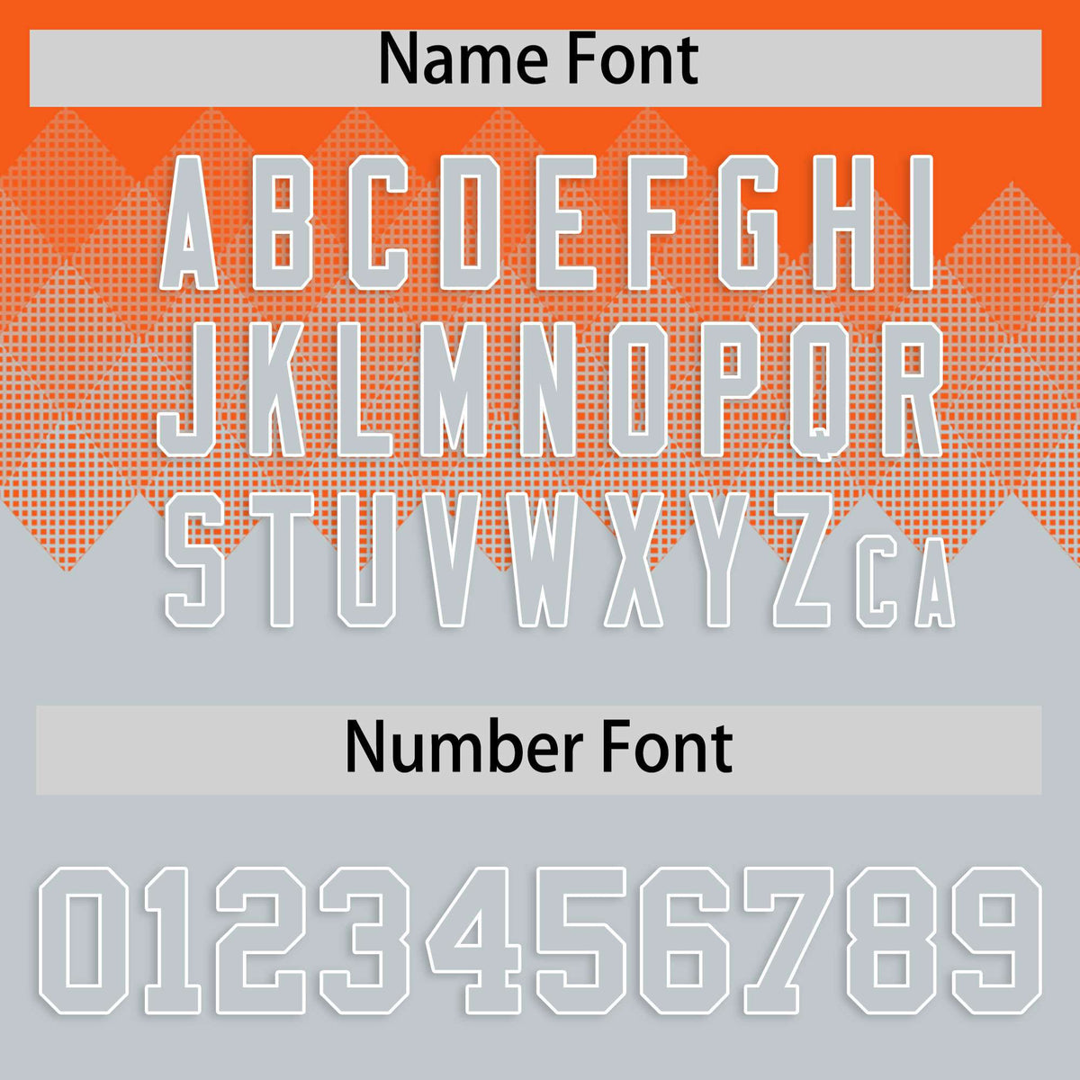 Custom Orange Silver Grid Blur Pattern Authentic Baseball Jersey| KXKSHOP