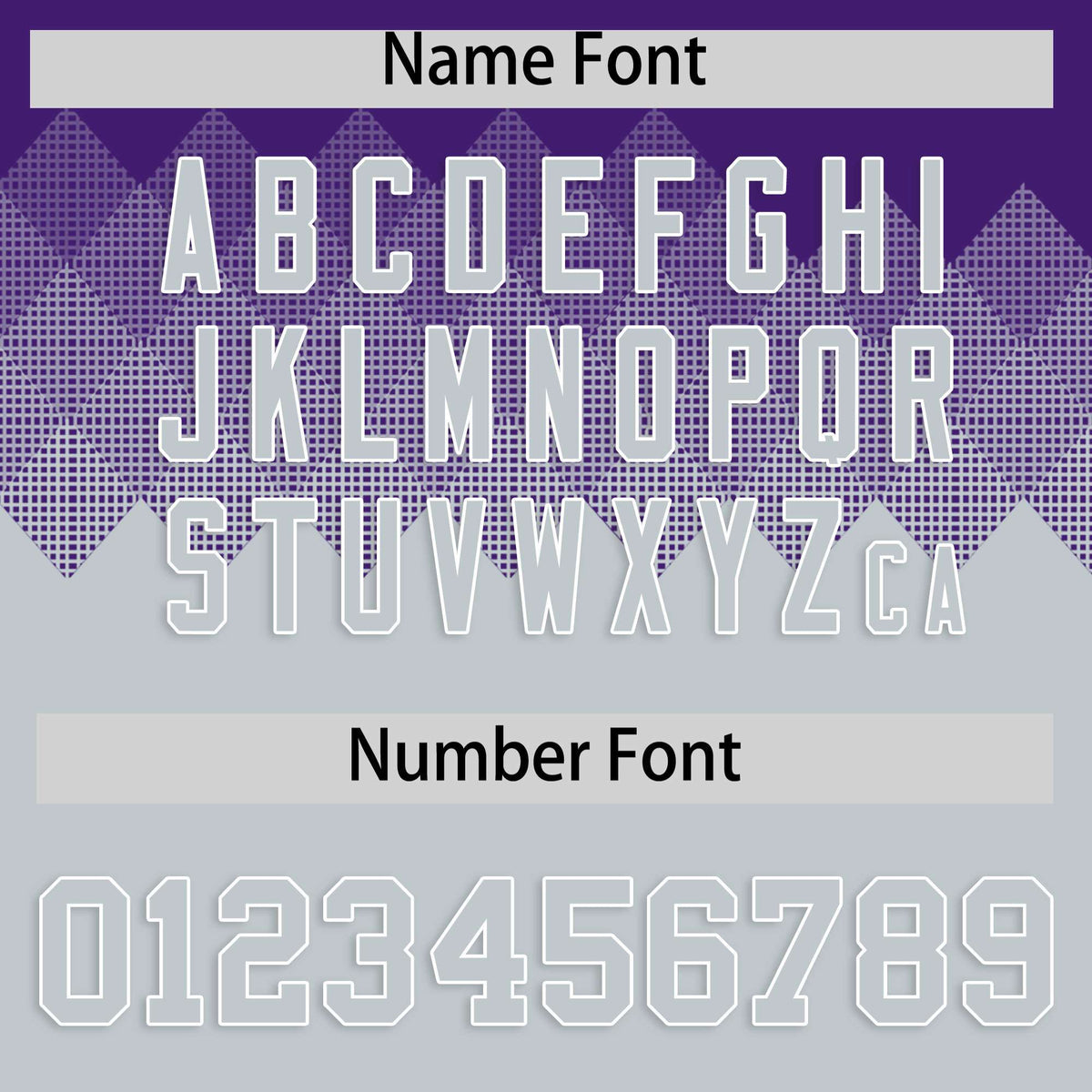 Custom Purple Silver Grid Blur Pattern Authentic Baseball Jersey| KXKSHOP