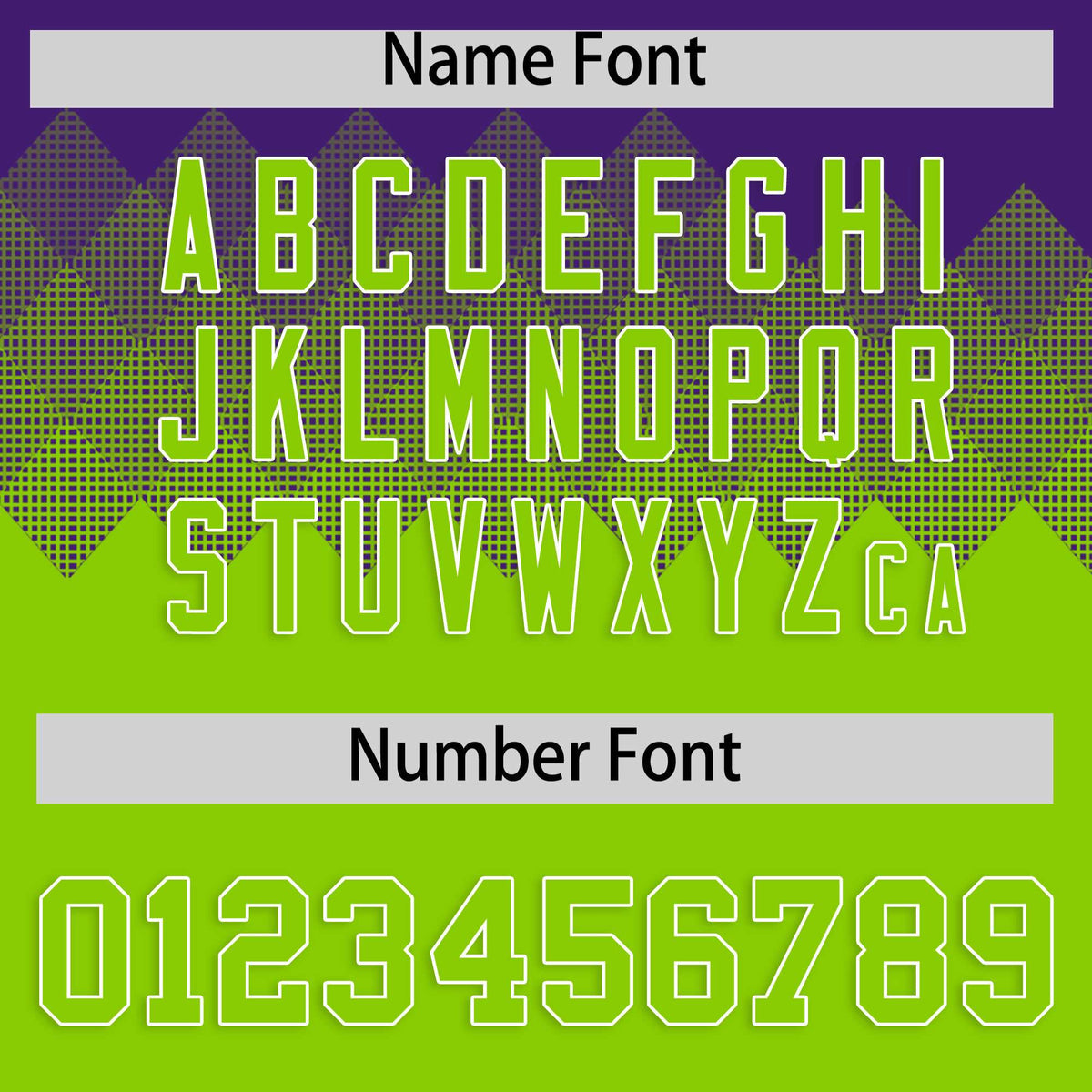 Custom Purple Neon Green Grid Blur Pattern Authentic Baseball Jersey| KXKSHOP