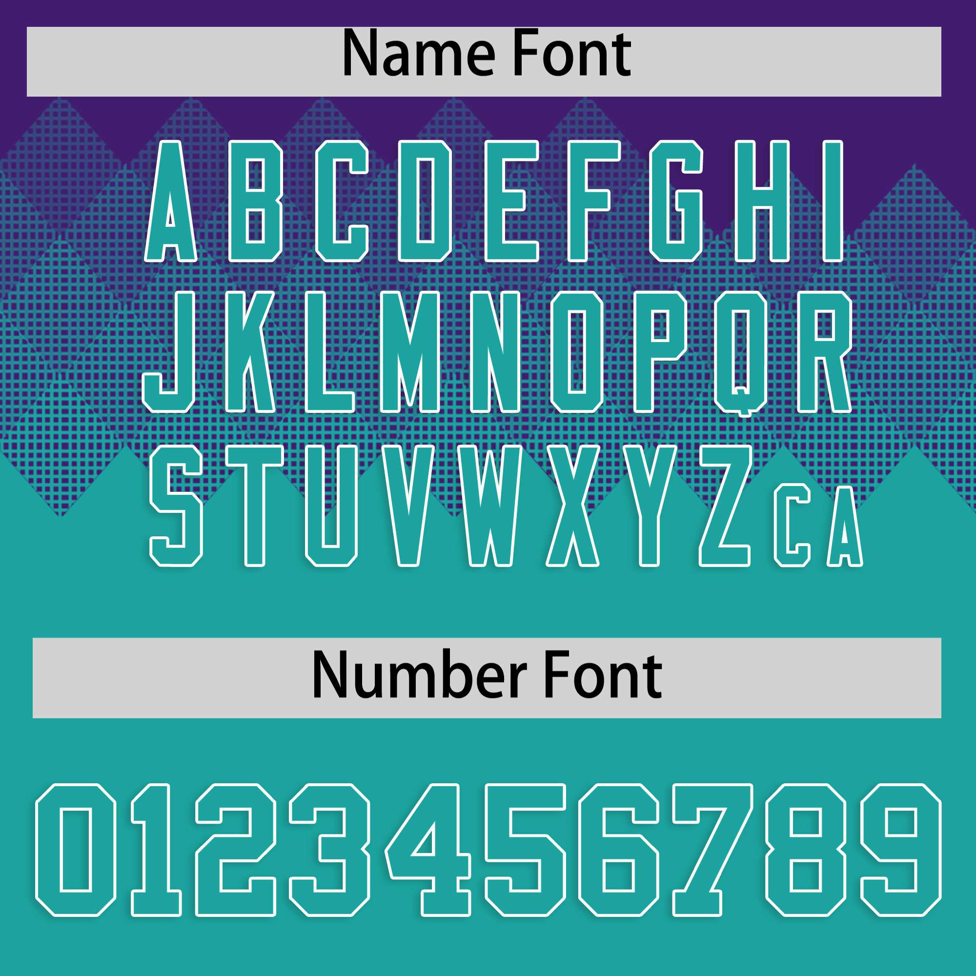 Custom Purple Aqua Grid Blur Pattern Authentic Baseball Jersey| KXKSHOP