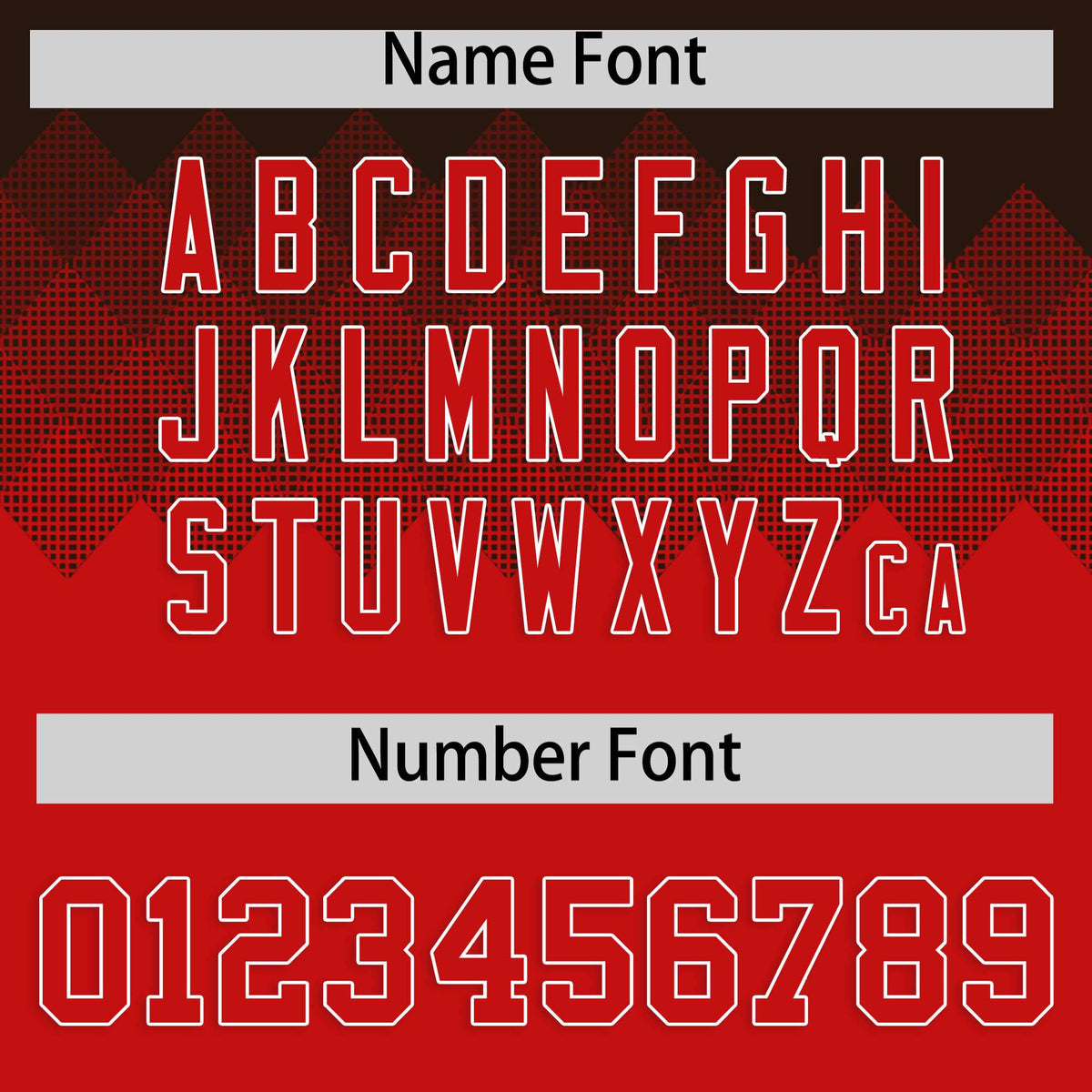 Custom Brown Red Grid Blur Pattern Authentic Baseball Jersey| KXKSHOP