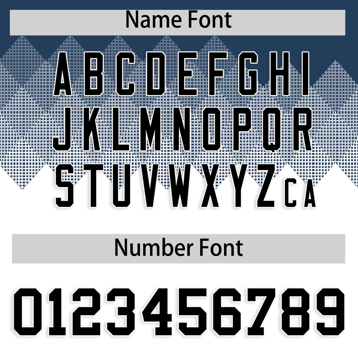 Custom Midnight Blue White Grid Blur Pattern Authentic Baseball Jersey| KXKSHOP