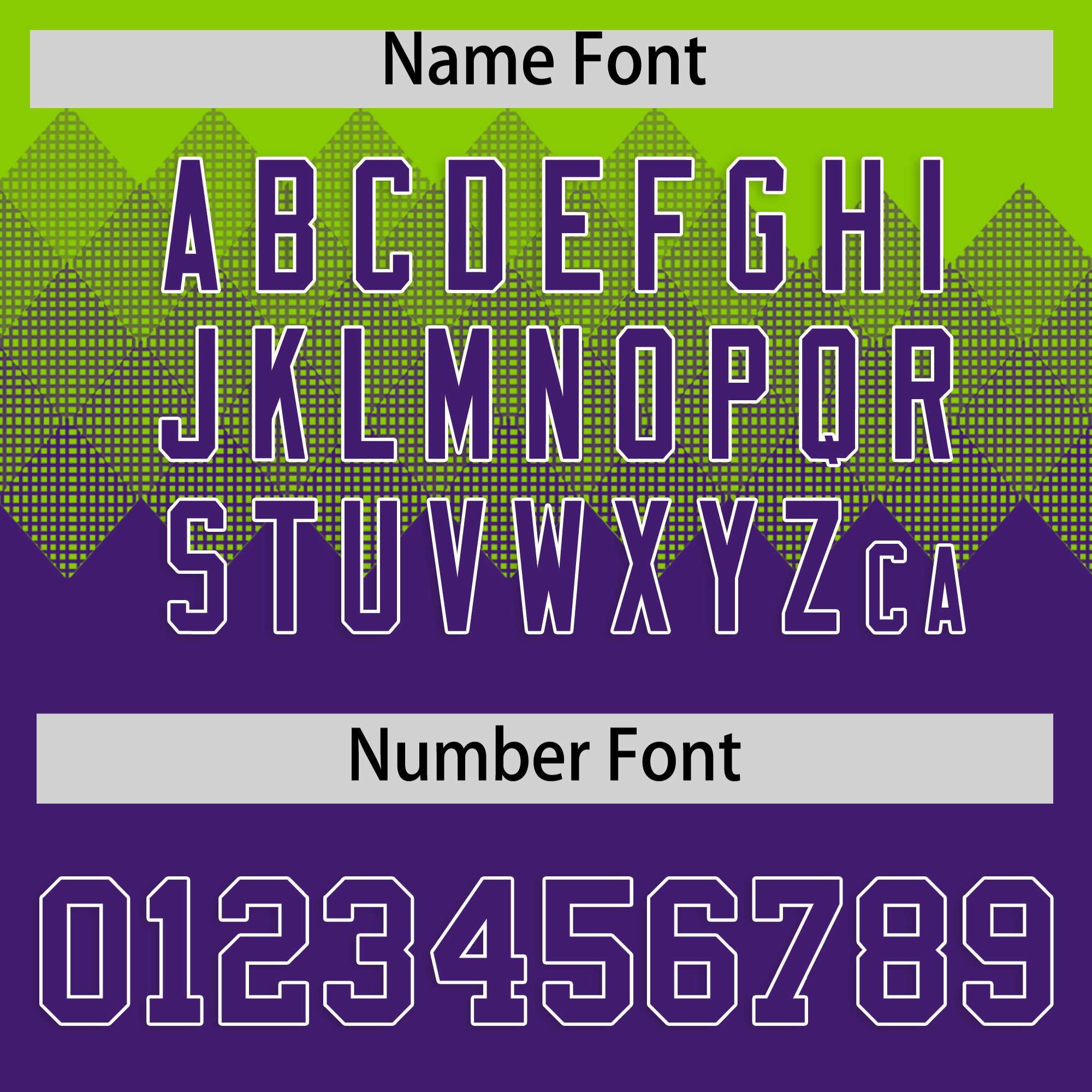 Custom Neon Green Purple Grid Blur Pattern Authentic Baseball Jersey| KXKSHOP