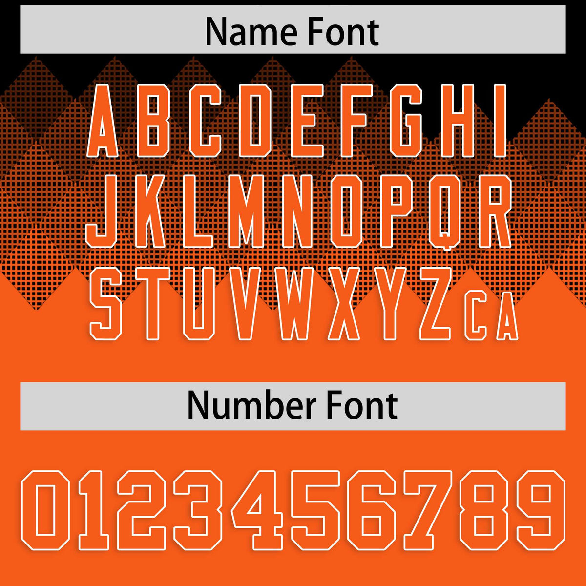 Custom Black Orange Grid Blur Pattern Authentic Baseball Jersey| KXKSHOP