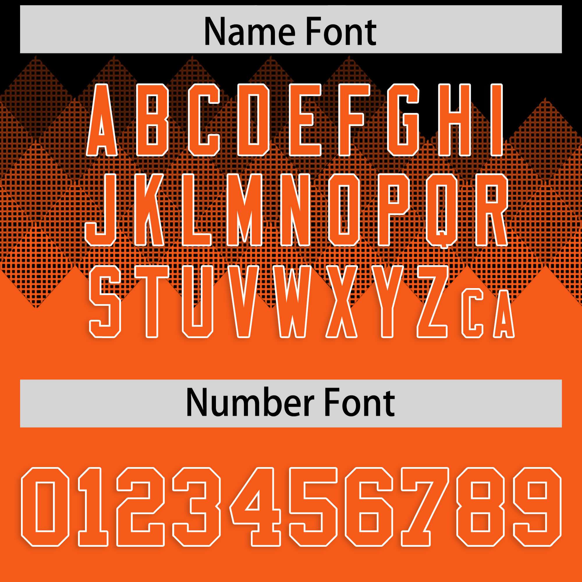 Custom Black Orange Grid Blur Pattern Authentic Baseball Jersey| KXKSHOP