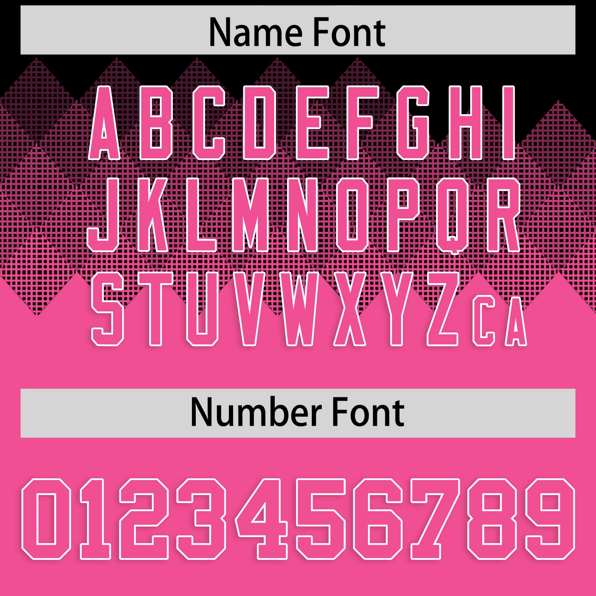 Custom Black Pink Grid Blur Pattern Authentic Baseball Jersey| KXKSHOP