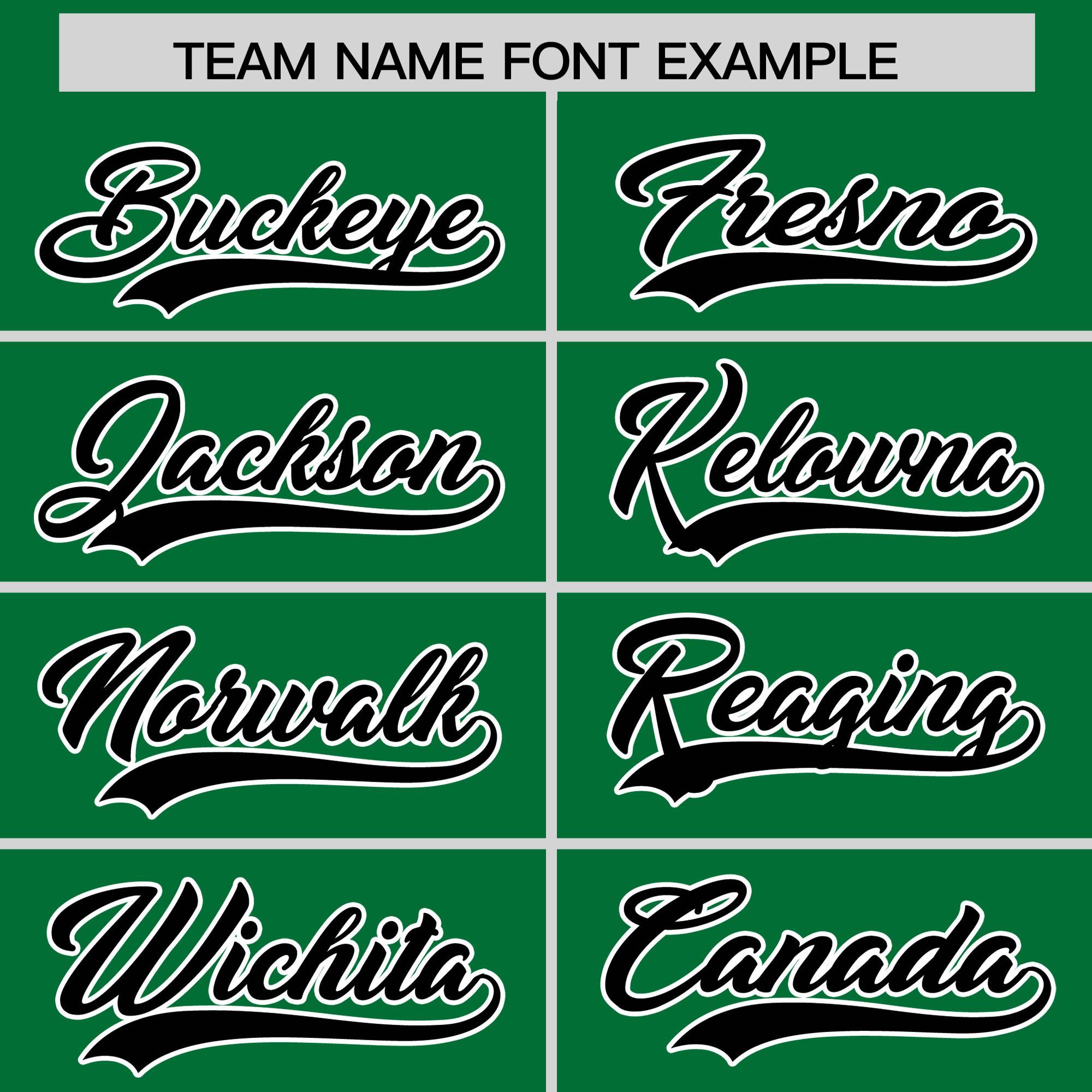 Custom Kelly Green White Grid Blur Pattern Authentic Baseball Jersey| KXKSHOP