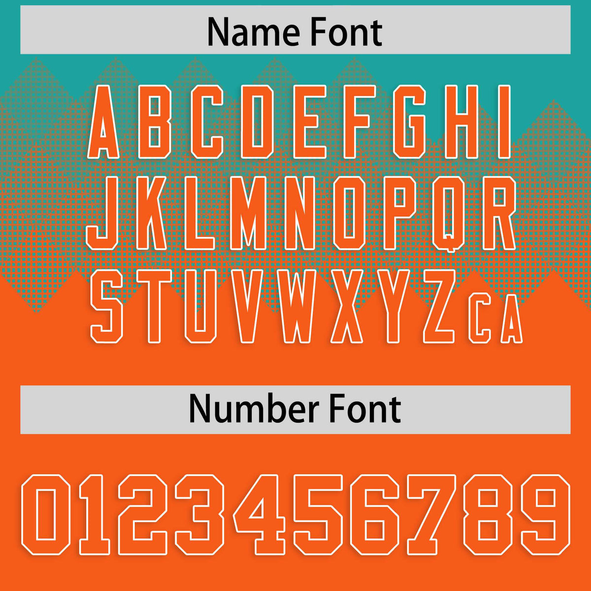 Custom Aqua Orange Grid Blur Pattern Authentic Baseball Jersey| KXKSHOP