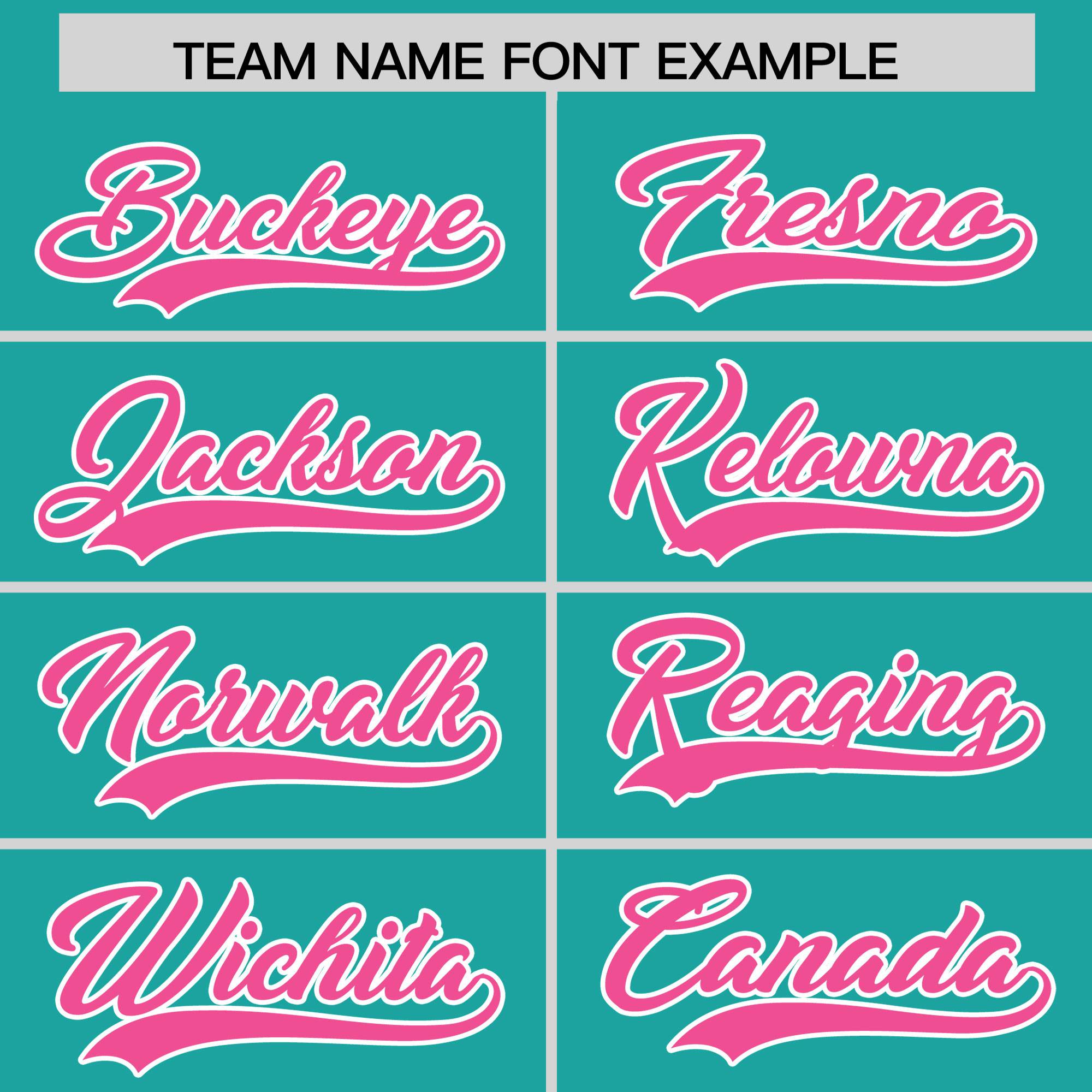 Custom Aqua Pink Grid Blur Pattern Authentic Baseball Jersey| KXKSHOP