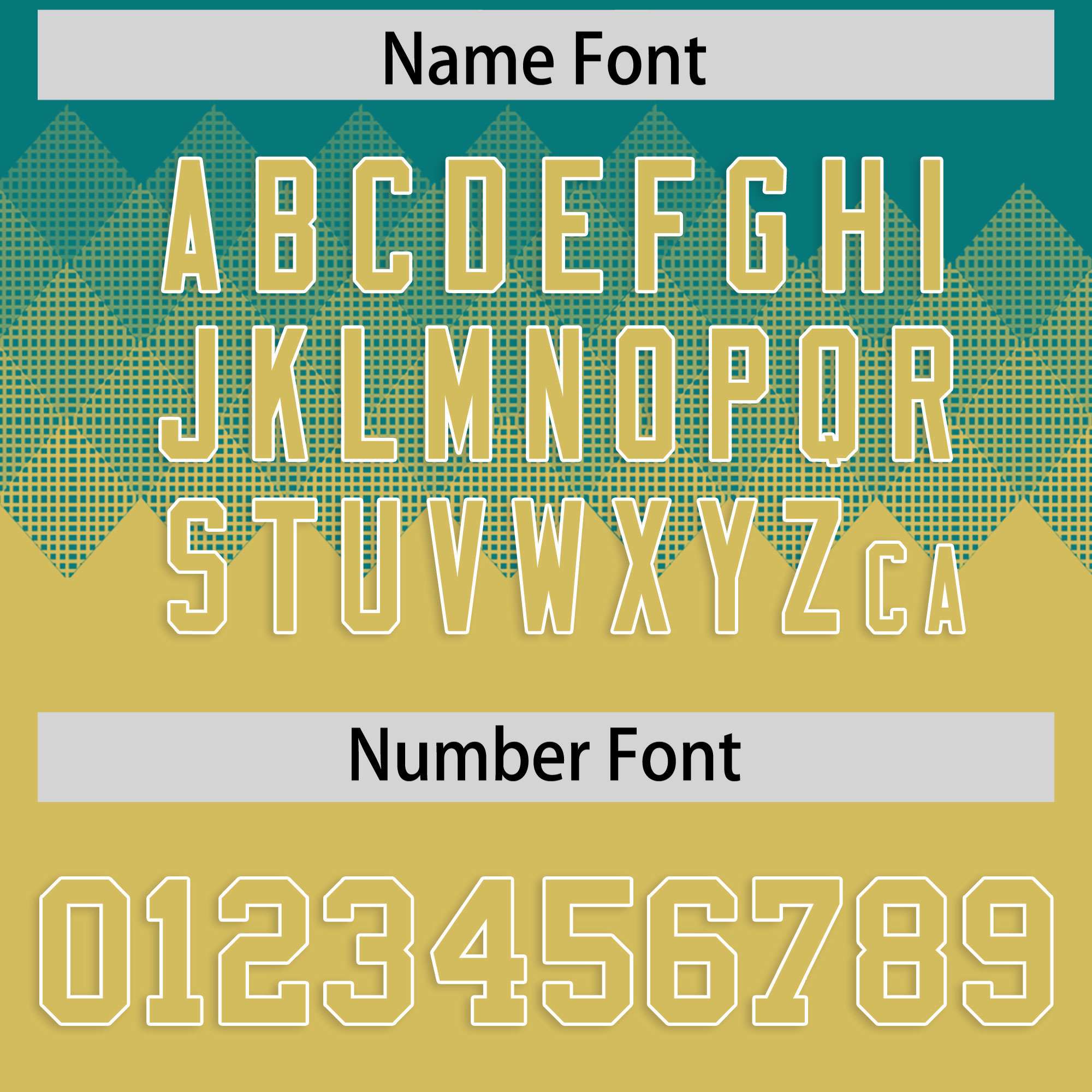 Custom Aqua Old Gold Grid Blur Pattern Authentic Baseball Jersey| KXKSHOP