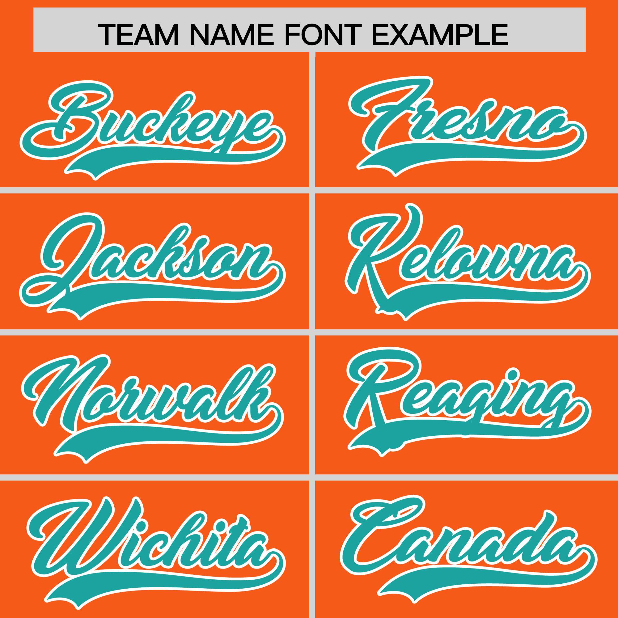 Custom Orange Aqua Grid Blur Pattern Authentic Baseball Jersey| KXKSHOP