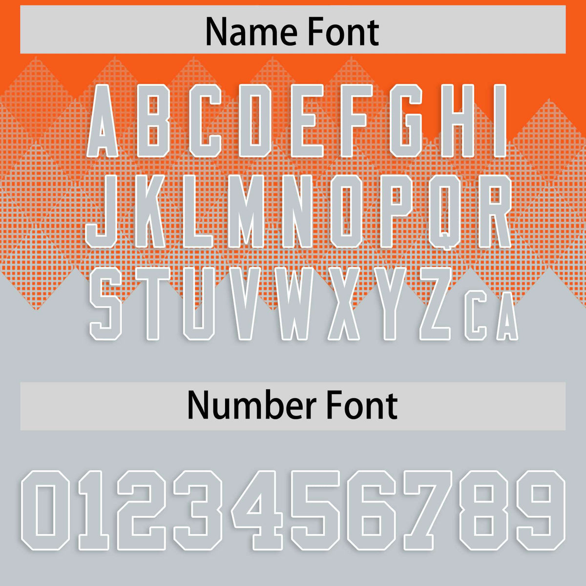 Custom Orange Silver Grid Blur Pattern Authentic Baseball Jersey| KXKSHOP