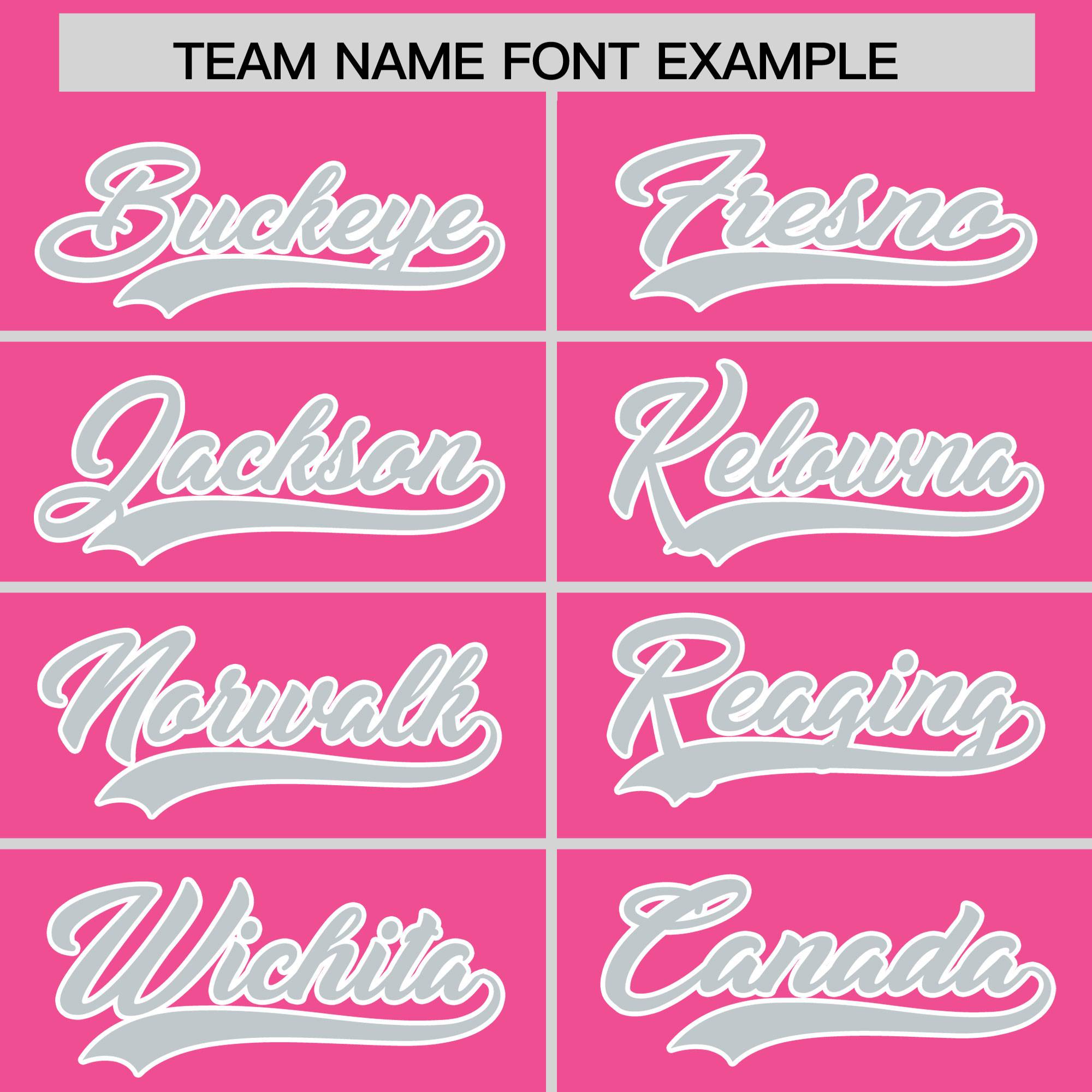 Custom Pink Silver Grid Blur Pattern Authentic Baseball Jersey| KXKSHOP