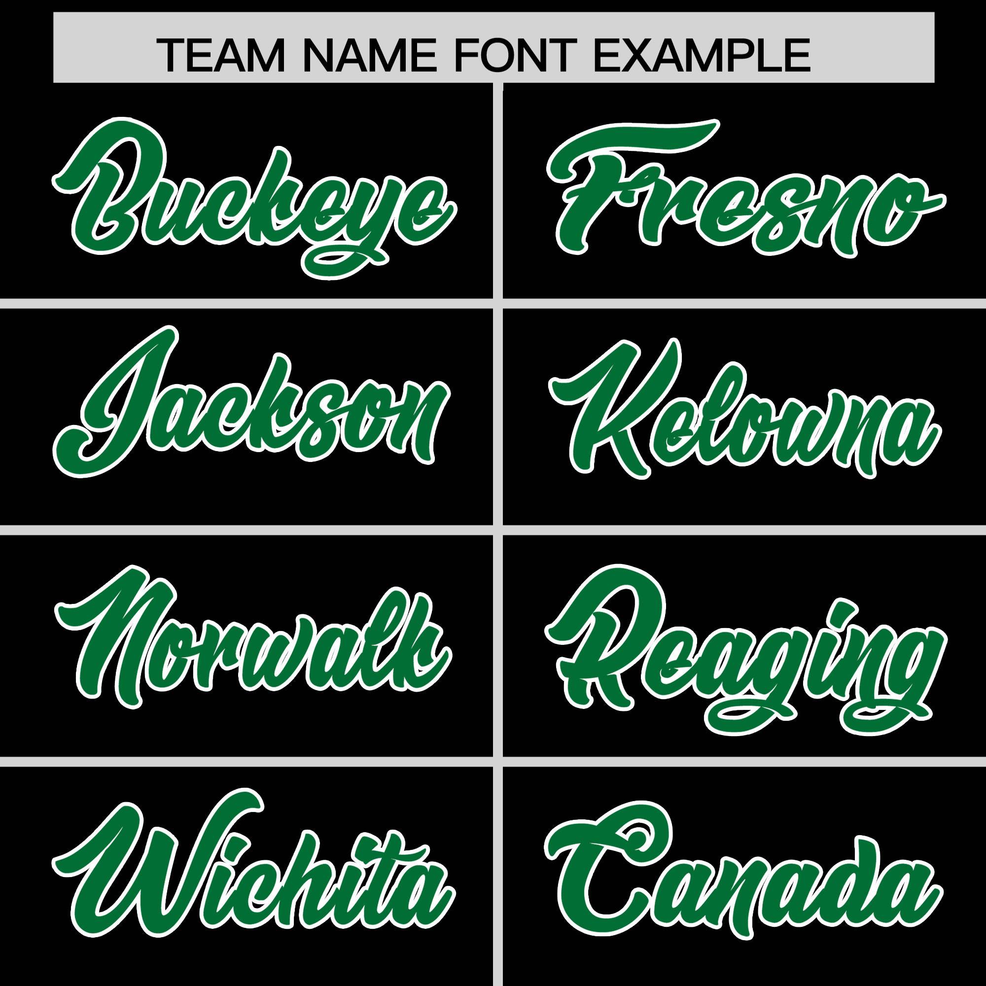 Custom Black Kelly Green Grid Blur Pattern Authentic Baseball Jersey| KXKSHOP