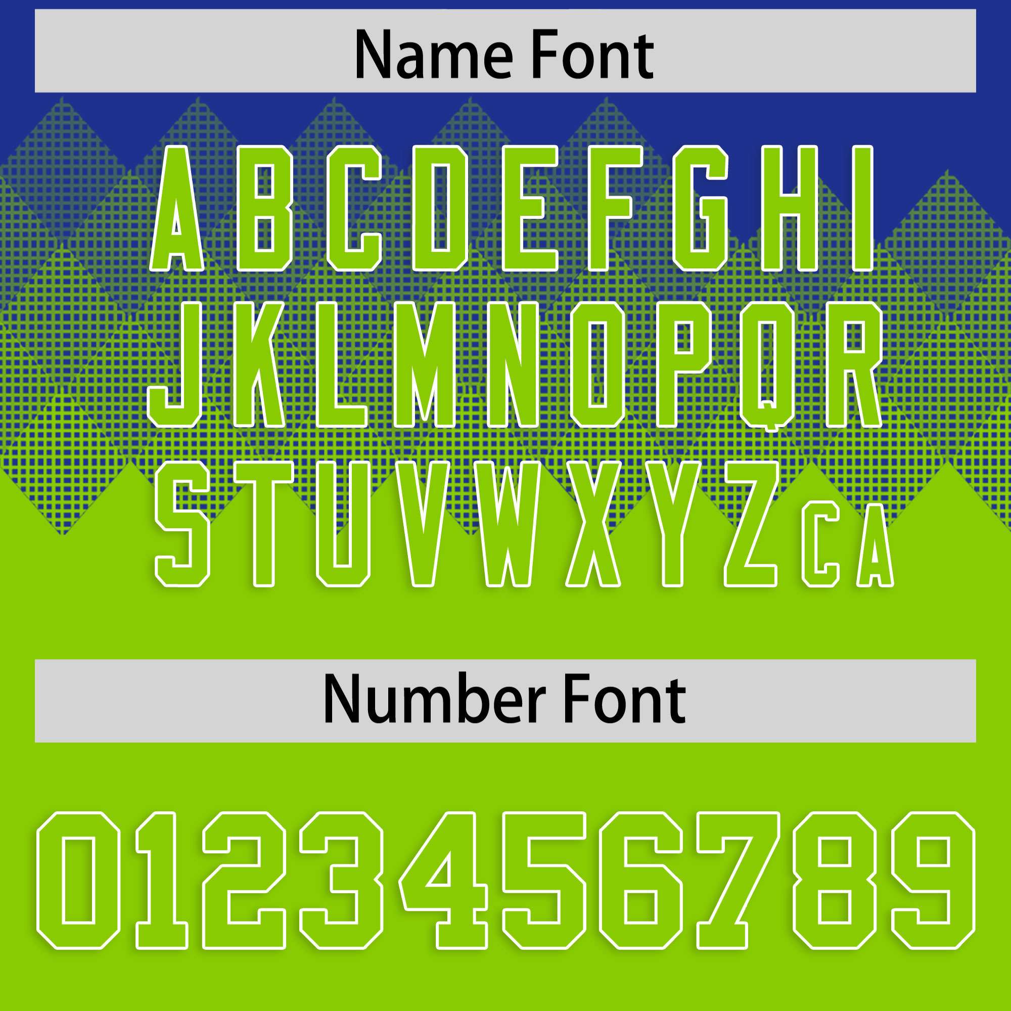 Custom Royal Neon Green Grid Blur Pattern Authentic Baseball Jersey| KXKSHOP