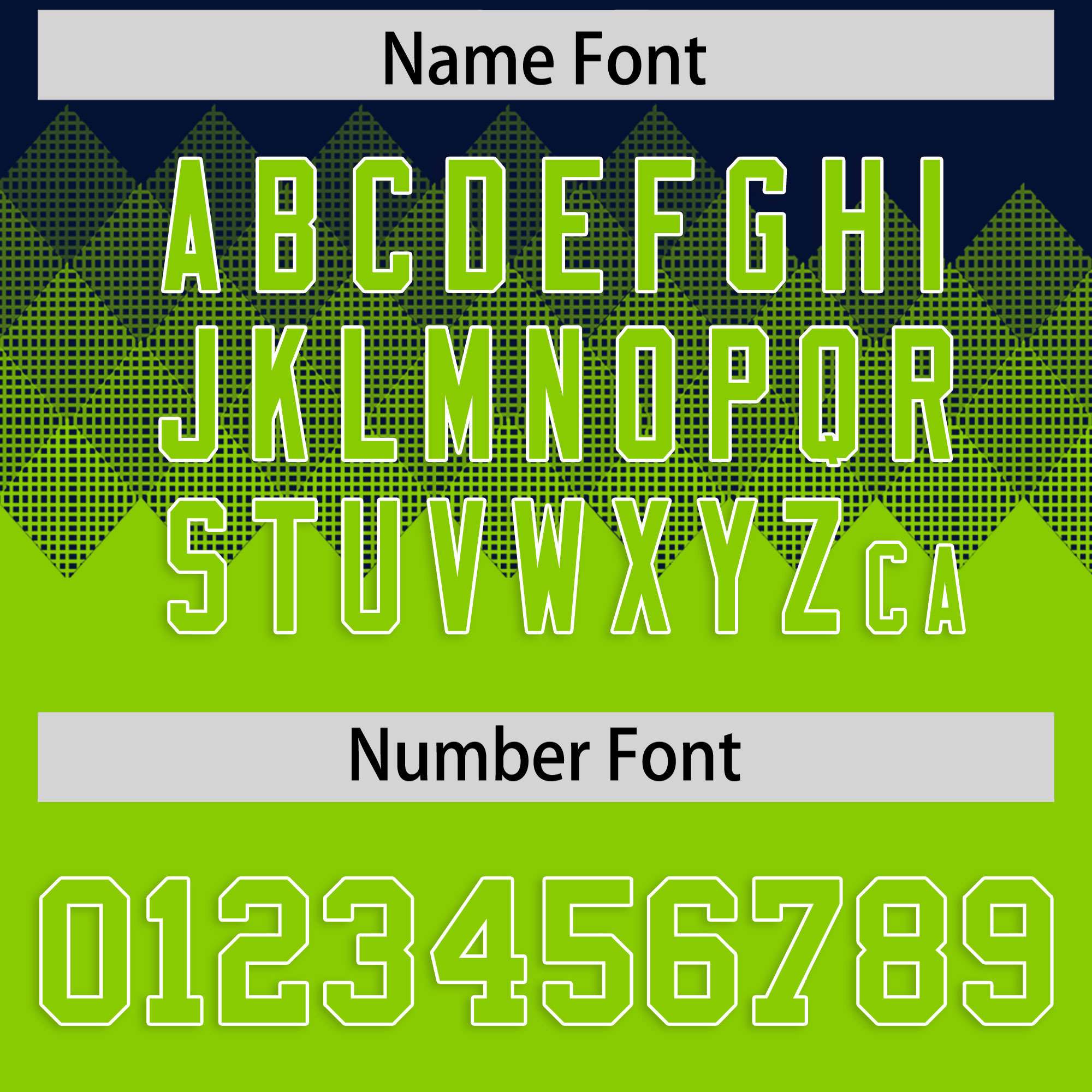 Custom Navy Neon Green Grid Blur Pattern Authentic Baseball Jersey| KXKSHOP